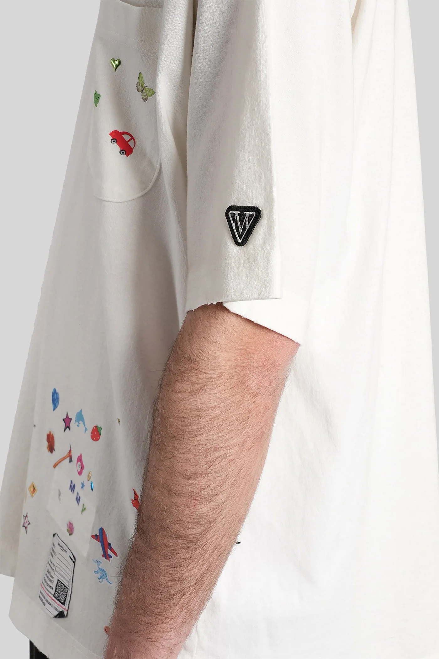 T-Shirt in white cotton - Image 5
