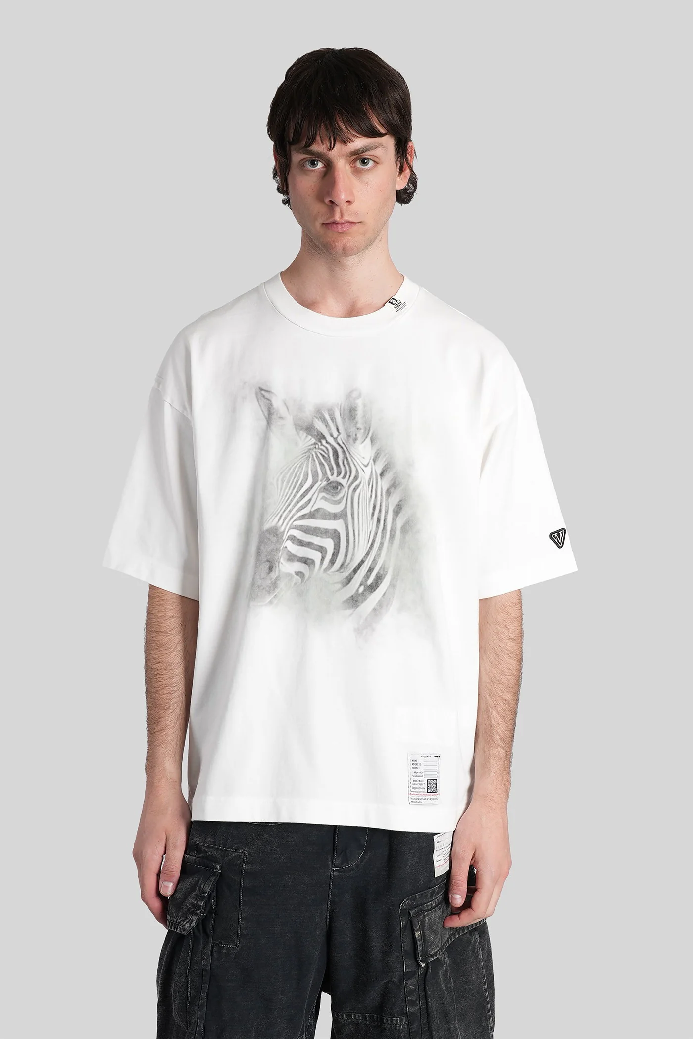 T-Shirt in white cotton