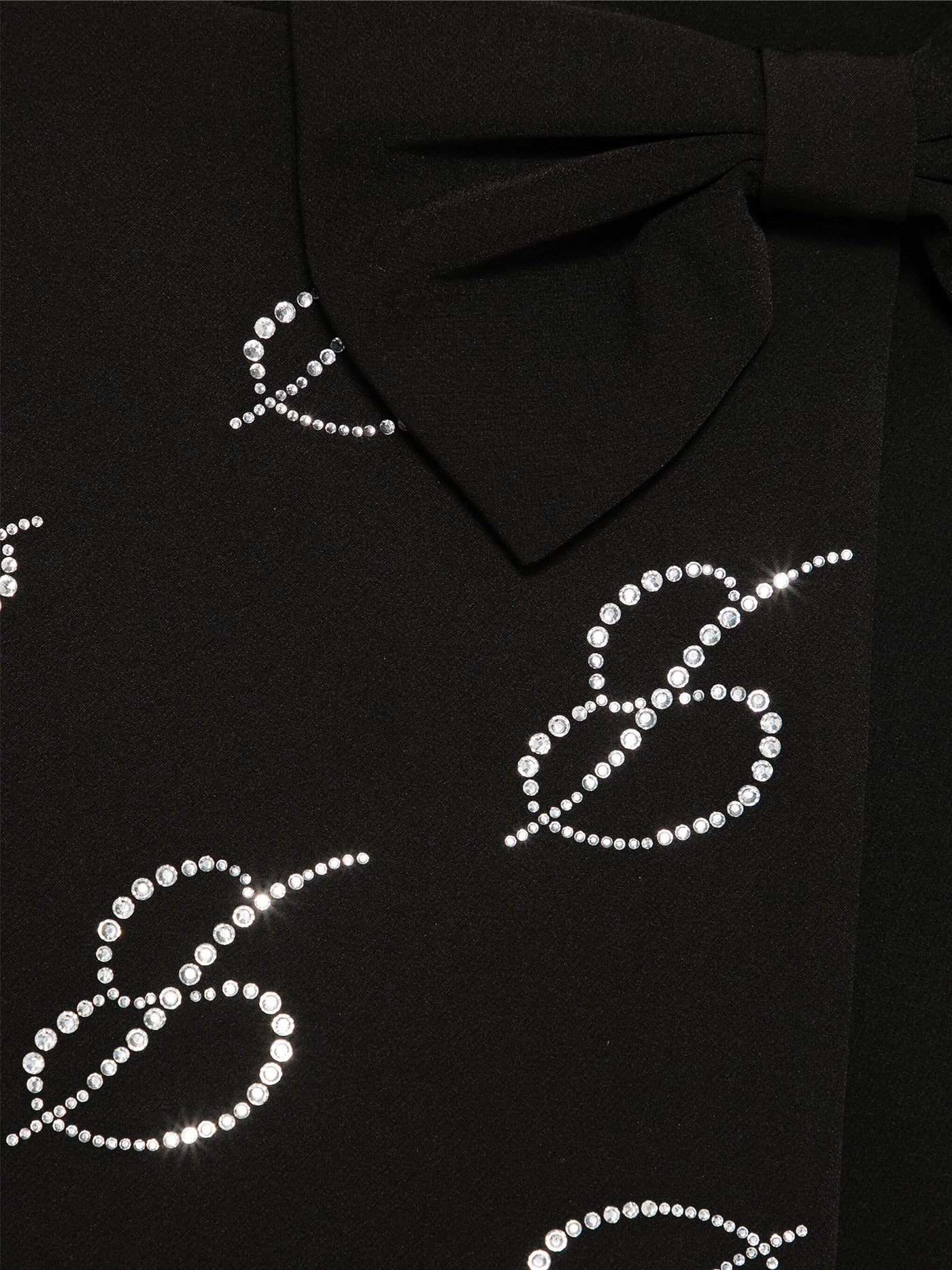 Shorts in black polyester - Image 3