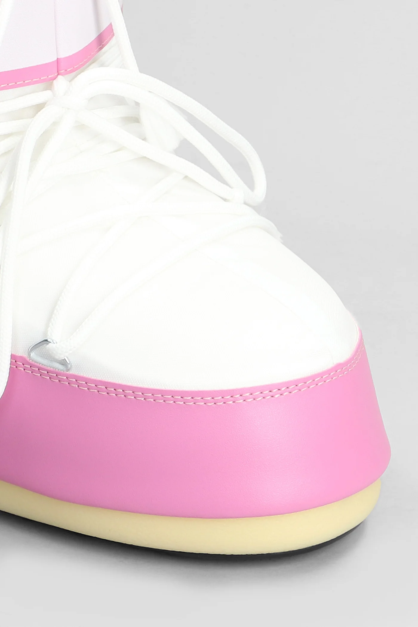 Mb icon low nylon low heels Ankle boots in rose-pink nylon - Image 5