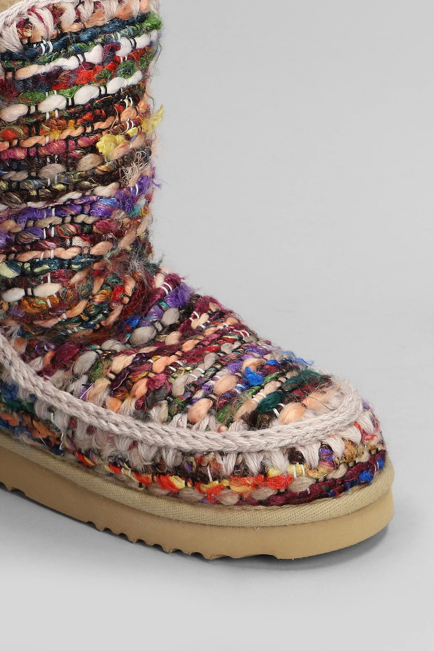 Eskimo 24 low heels Ankle boots in multicolor wool - Image 5