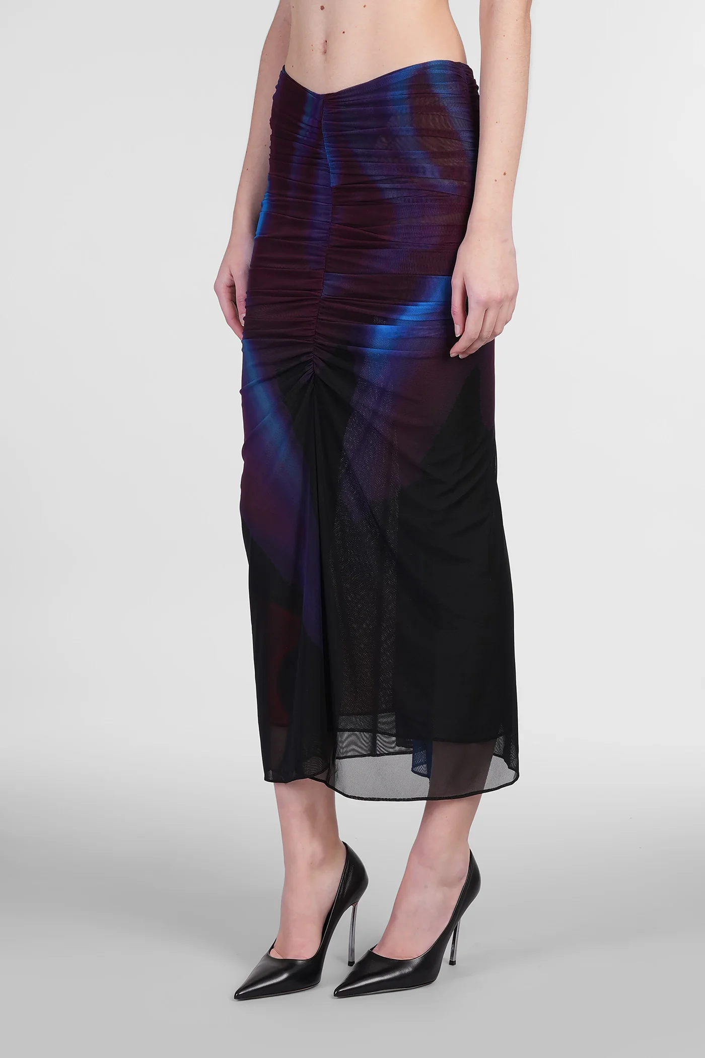 Skirt in multicolor polyamide - Image 4