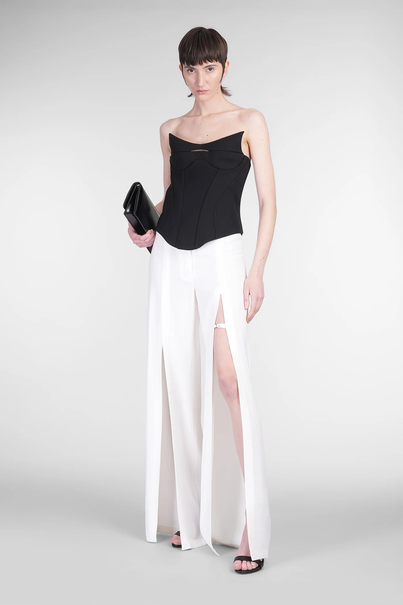 Topwear in black viscose - Image 2