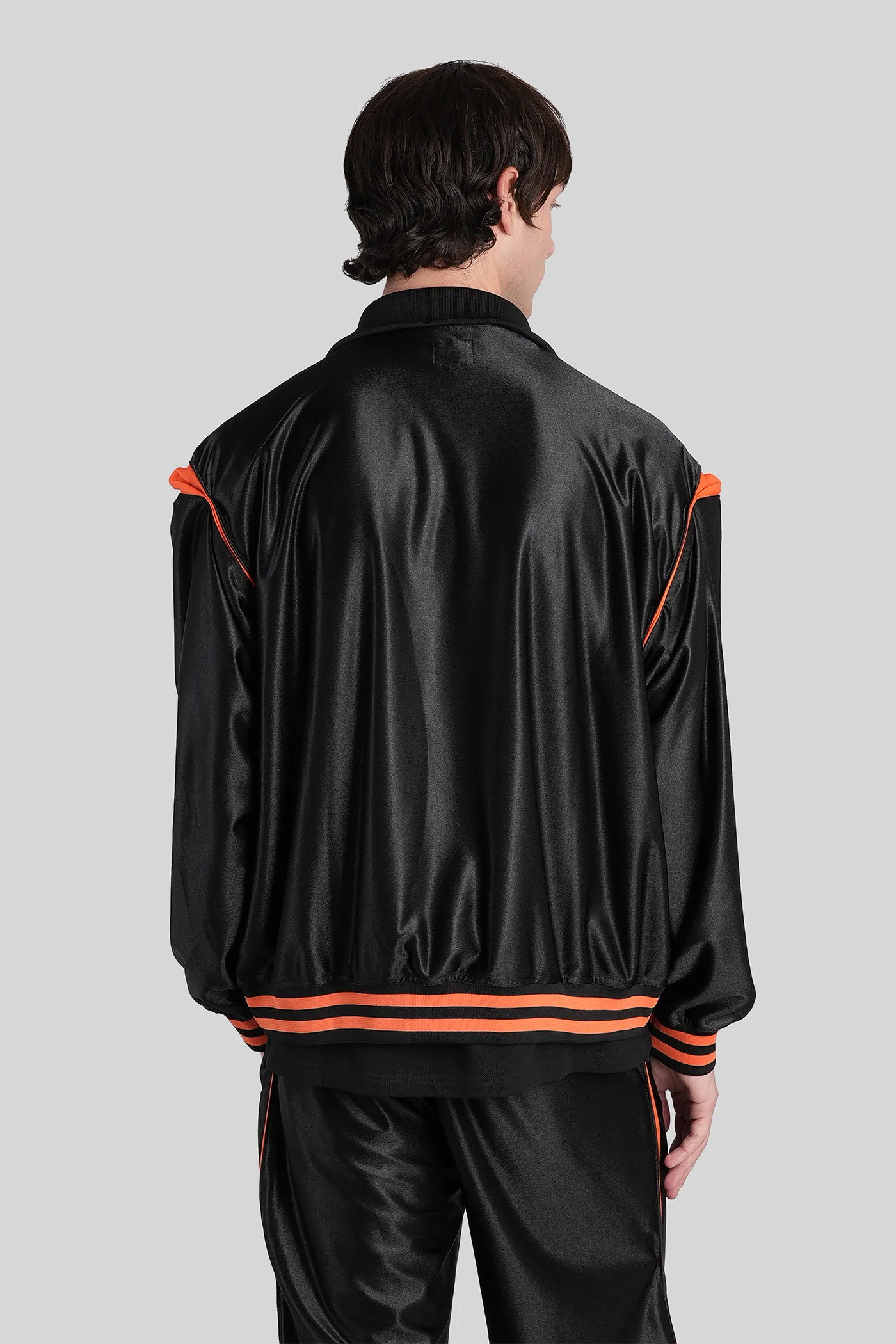 Casual jacket in black polyester - Image 3
