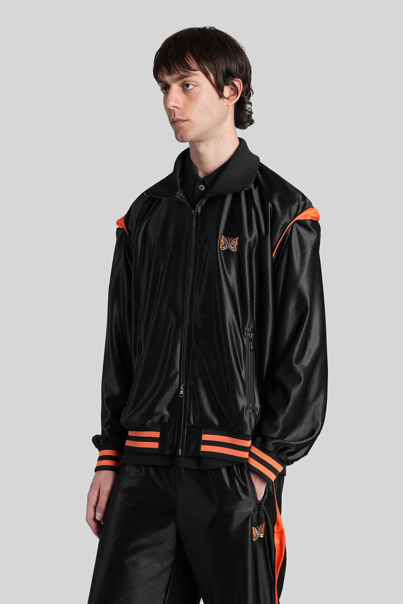 Casual jacket in black polyester - Image 4