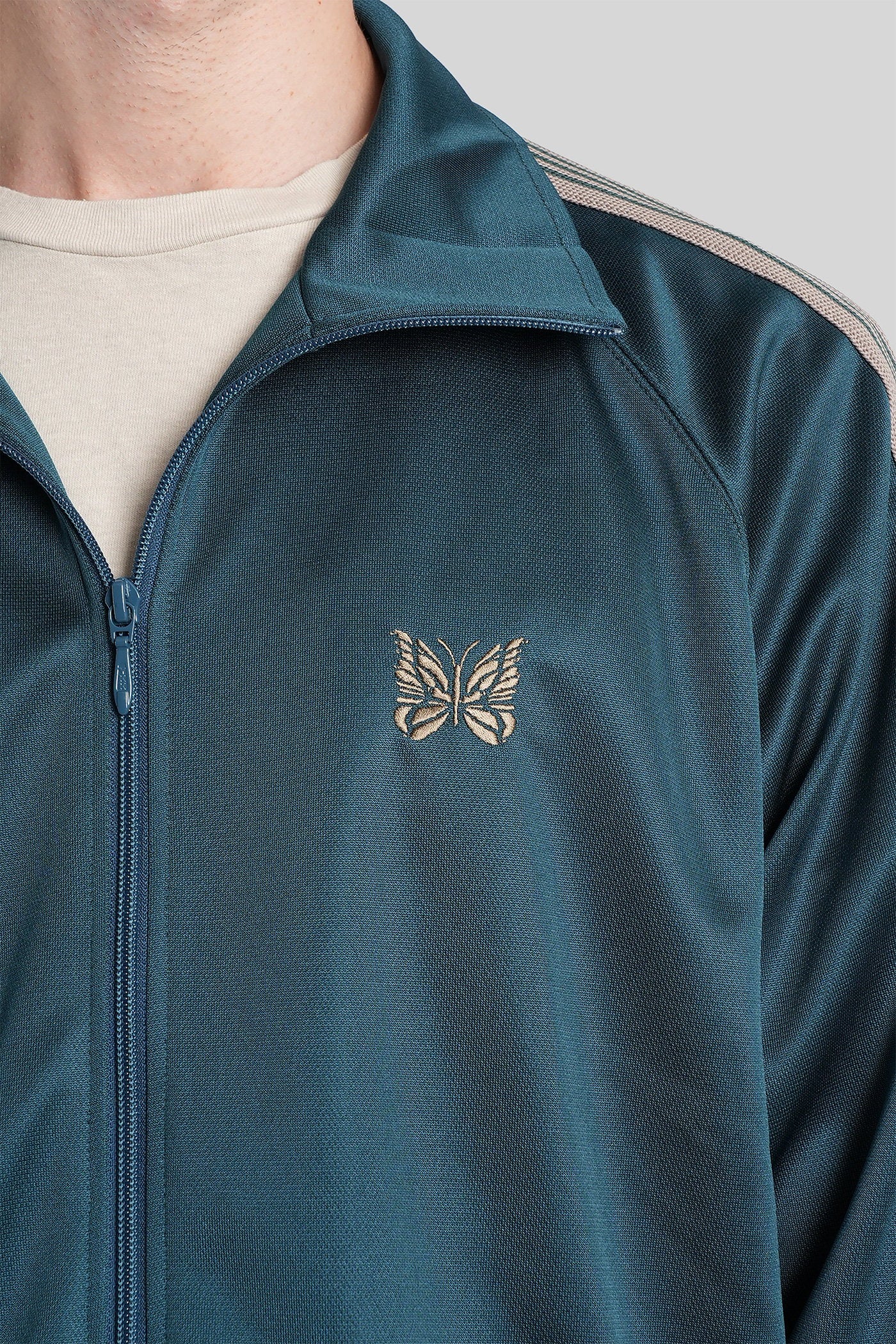 Casual jacket in green polyester - Image 5