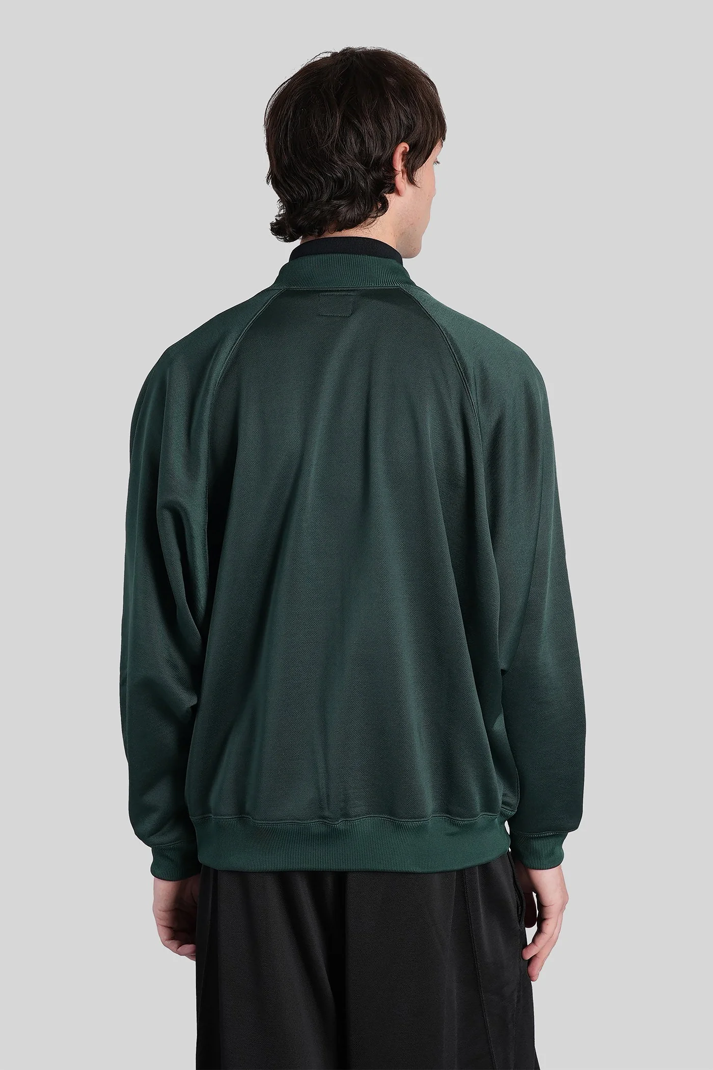 Casual jacket in green polyester - Image 3