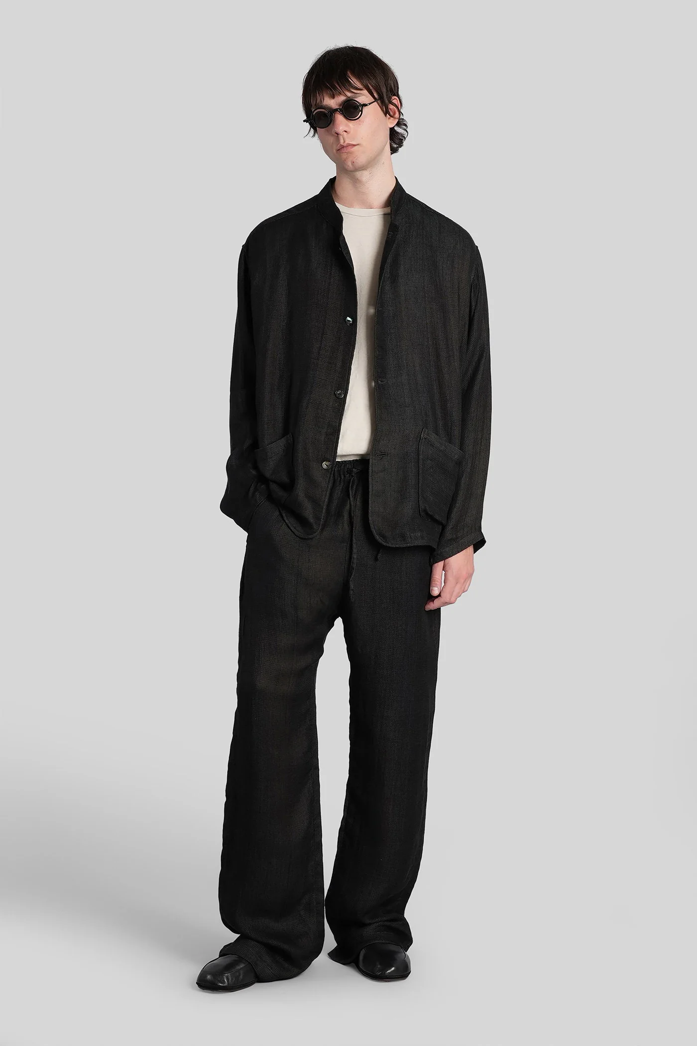 Casual jacket in green Rayon - Image 2
