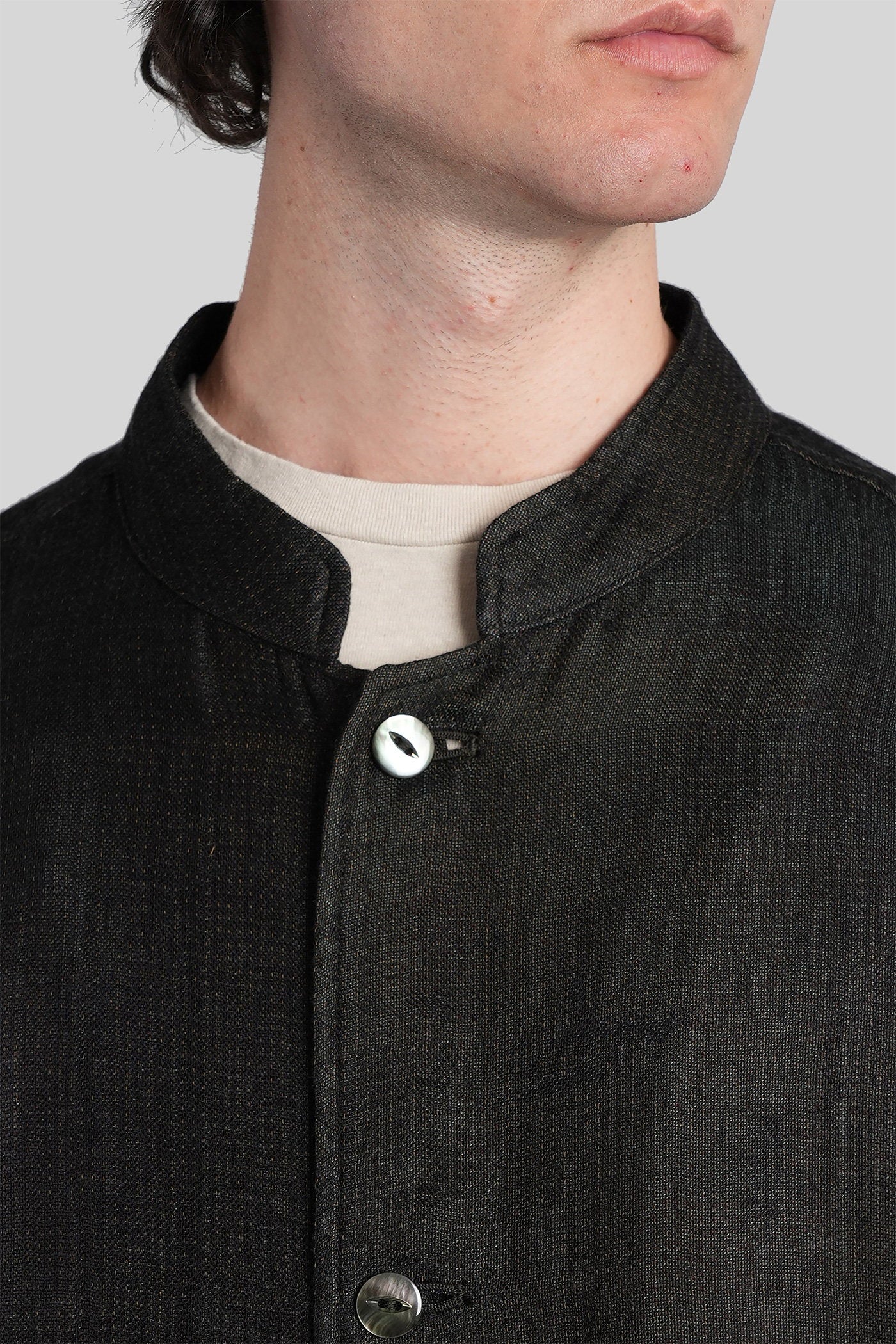 Casual jacket in green Rayon - Image 5