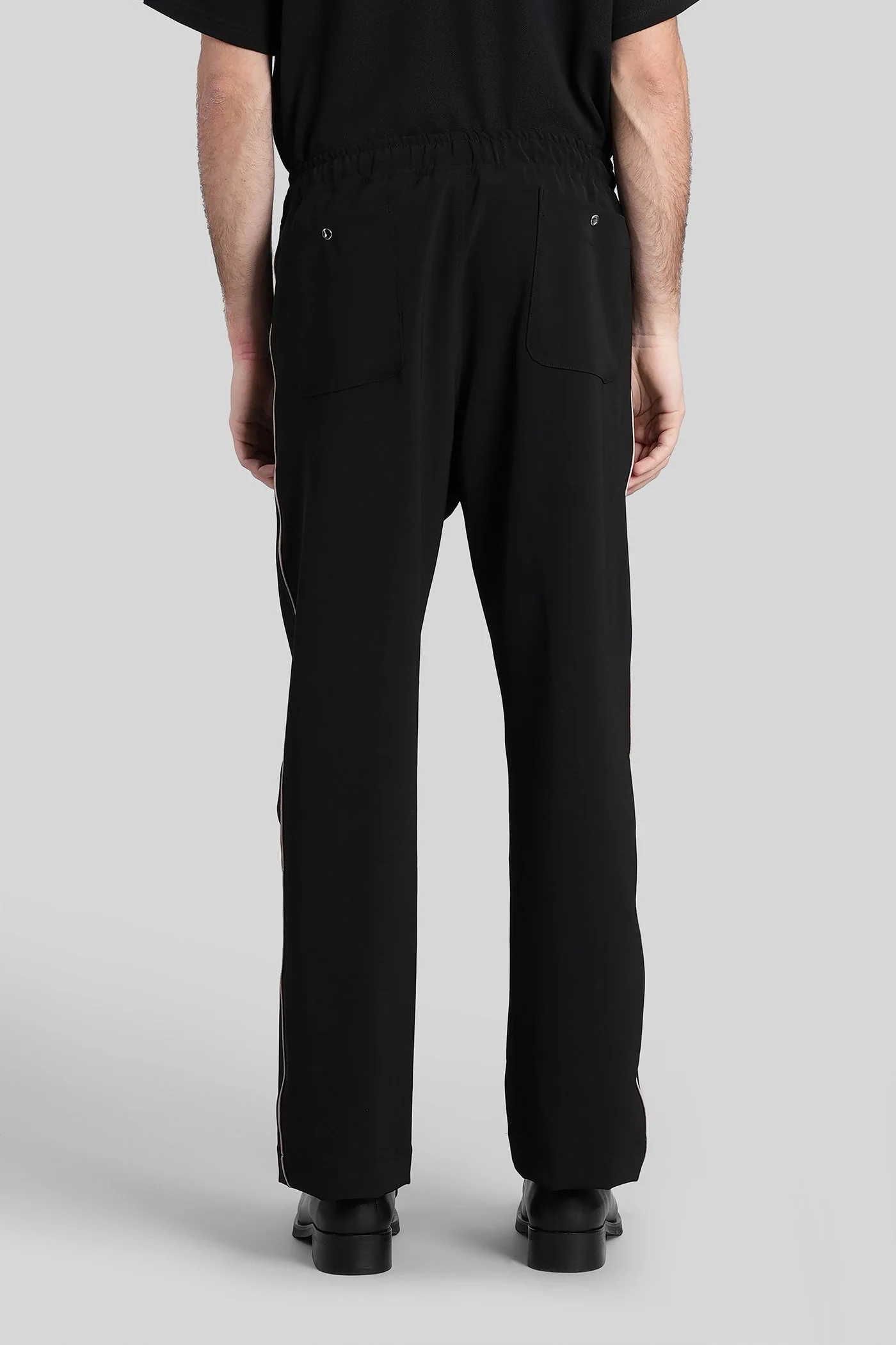 Pants in black polyester - Image 3