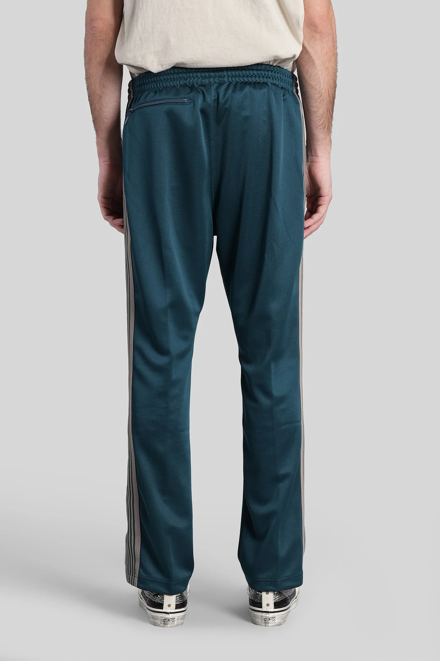 Pants in green polyester - Image 3