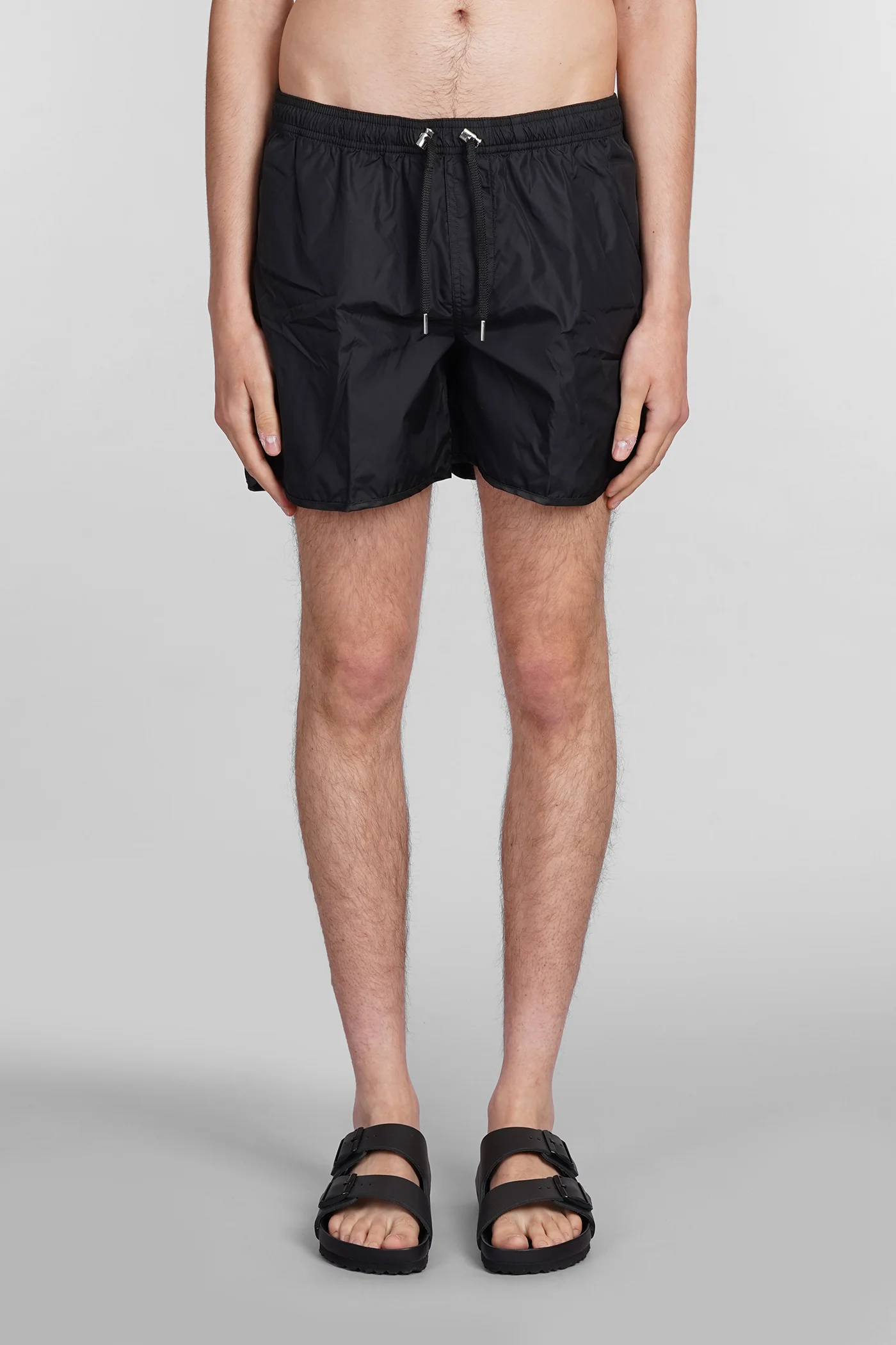 Beachwear in black polyester