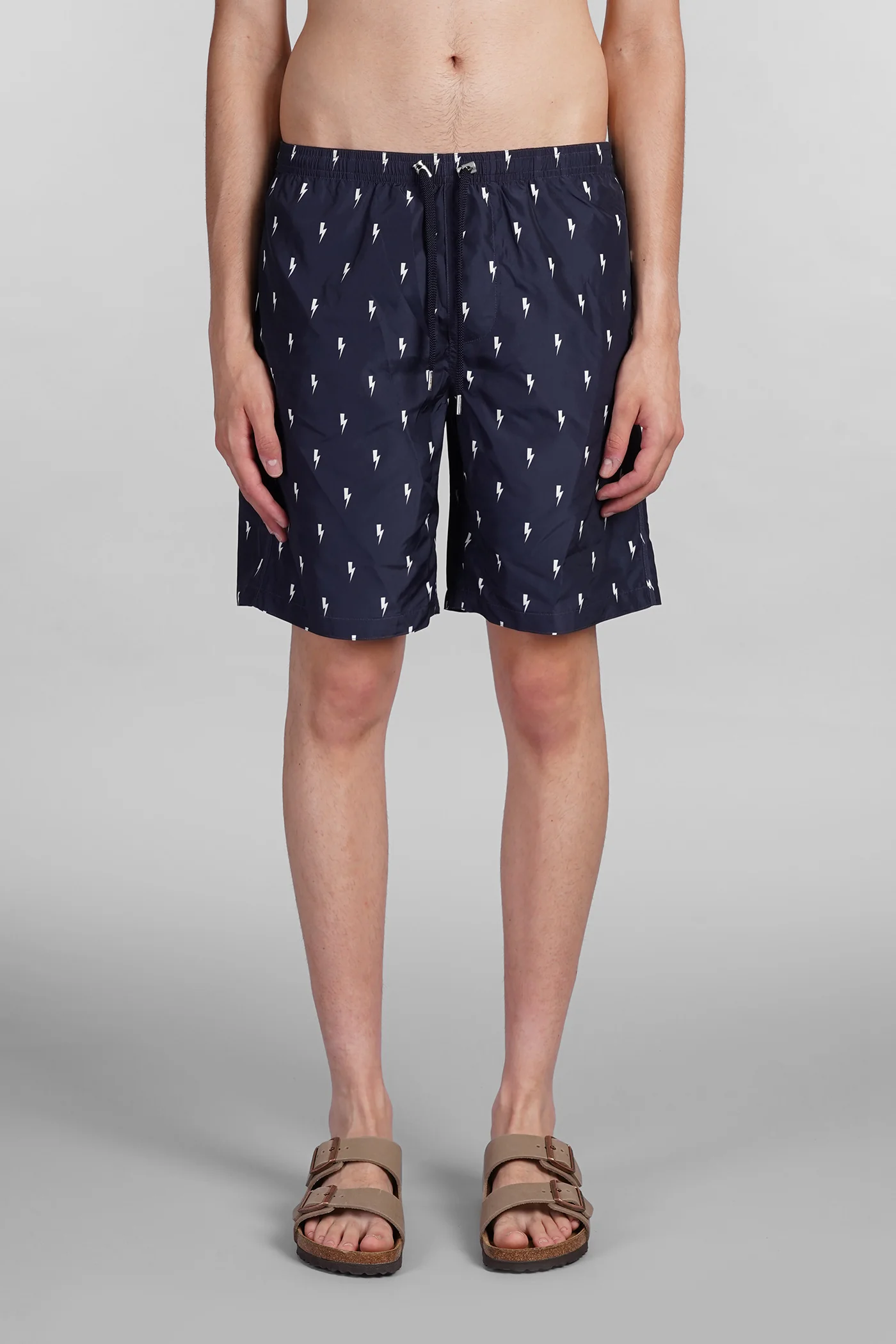 Beachwear in blue polyester