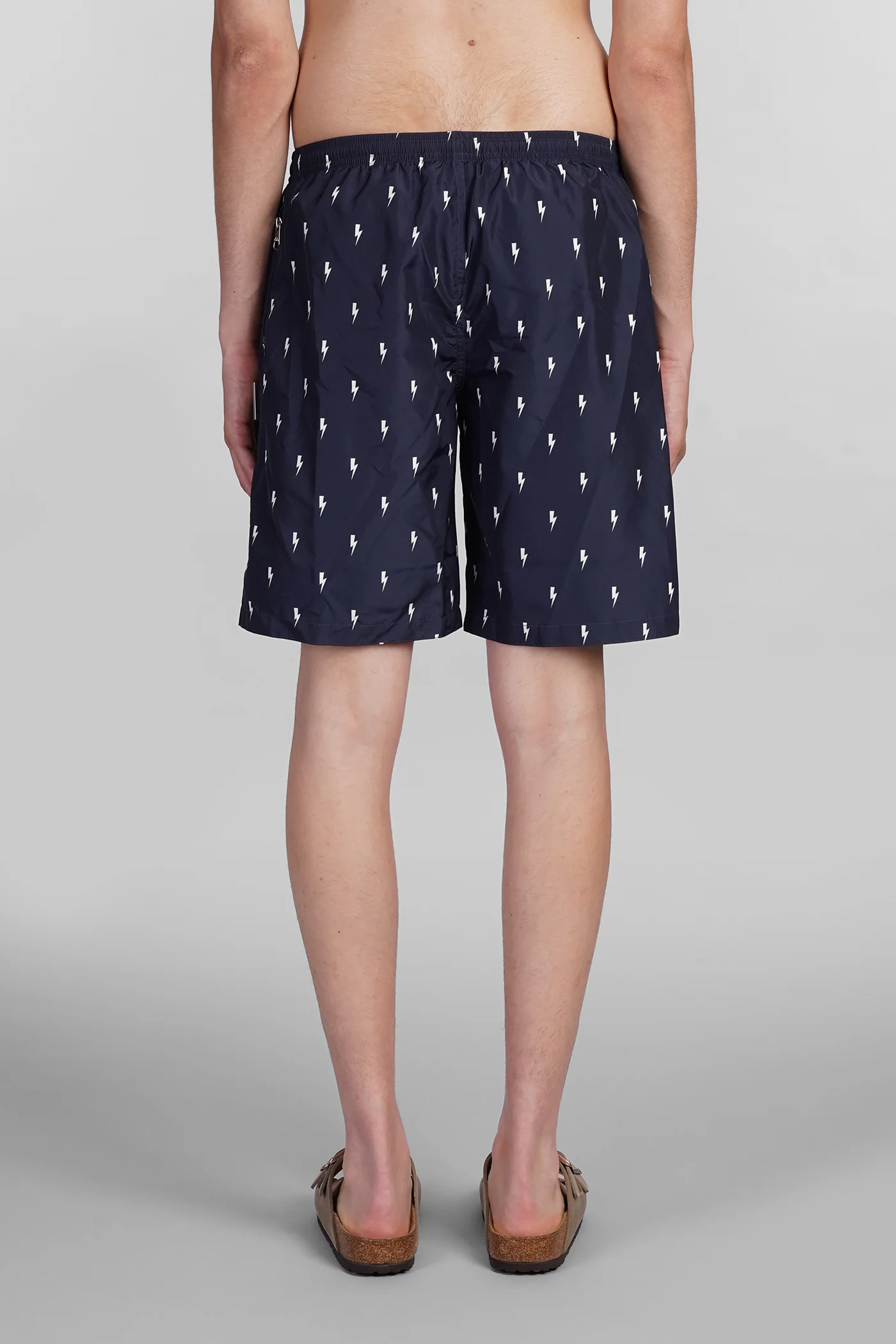 Beachwear in blue polyester - Image 2