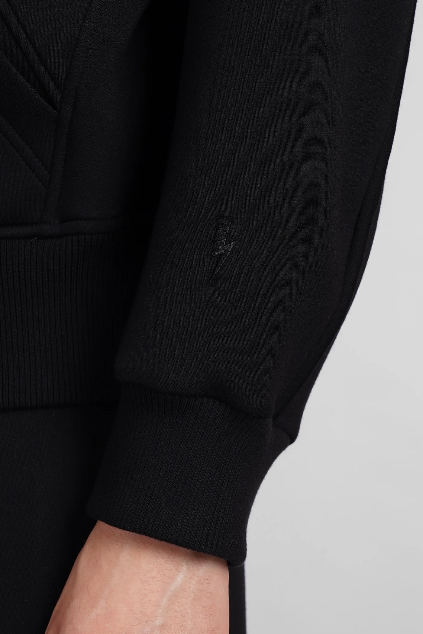 Bomber Jacket in black viscose - Image 5