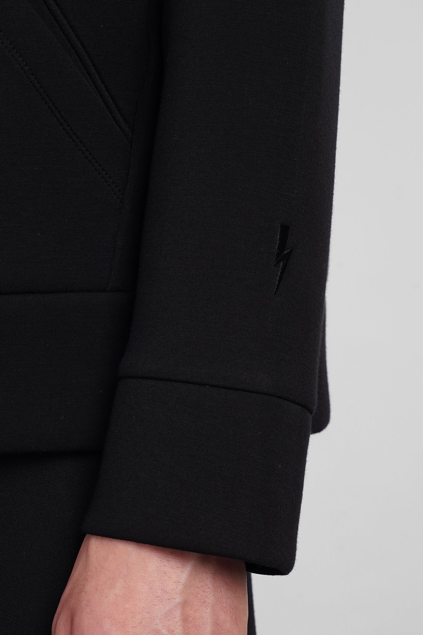 Cardigan in black viscose - Image 5