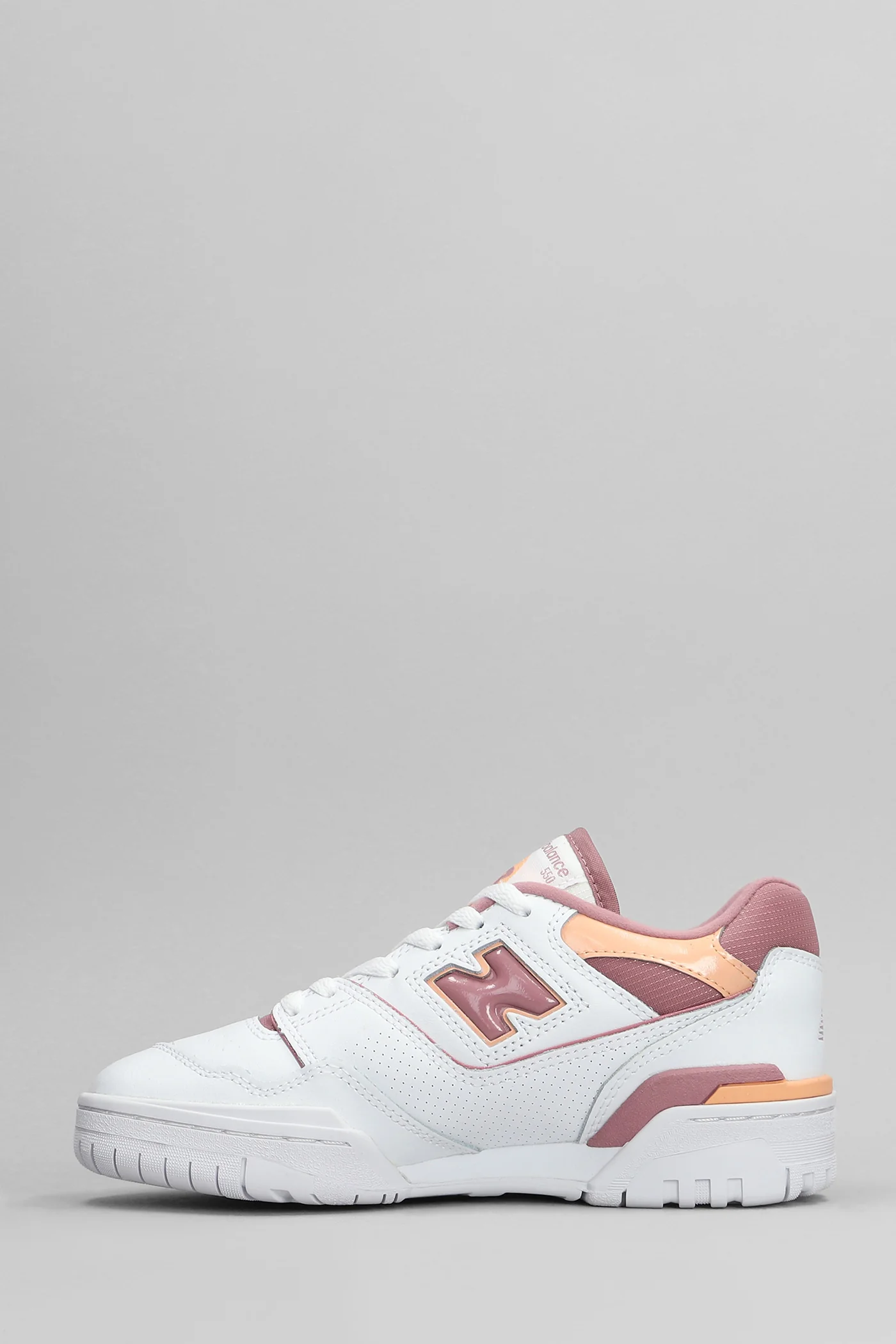 550 Sneakers in white leather - Image 3