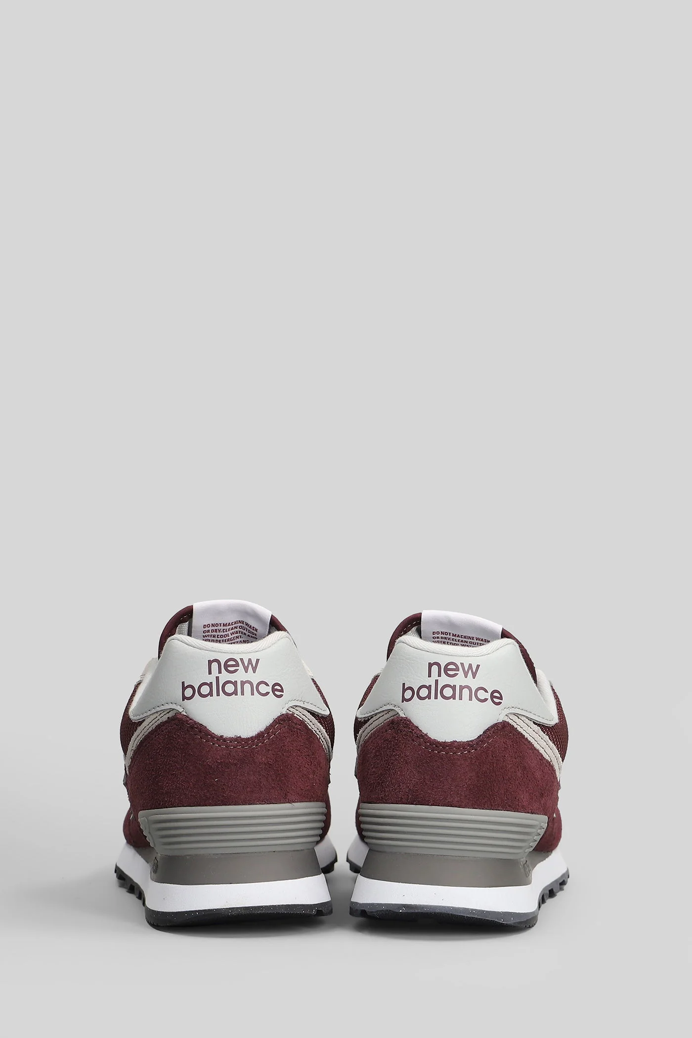 574 Sneakers in bordeaux Suede and fabric - Image 4