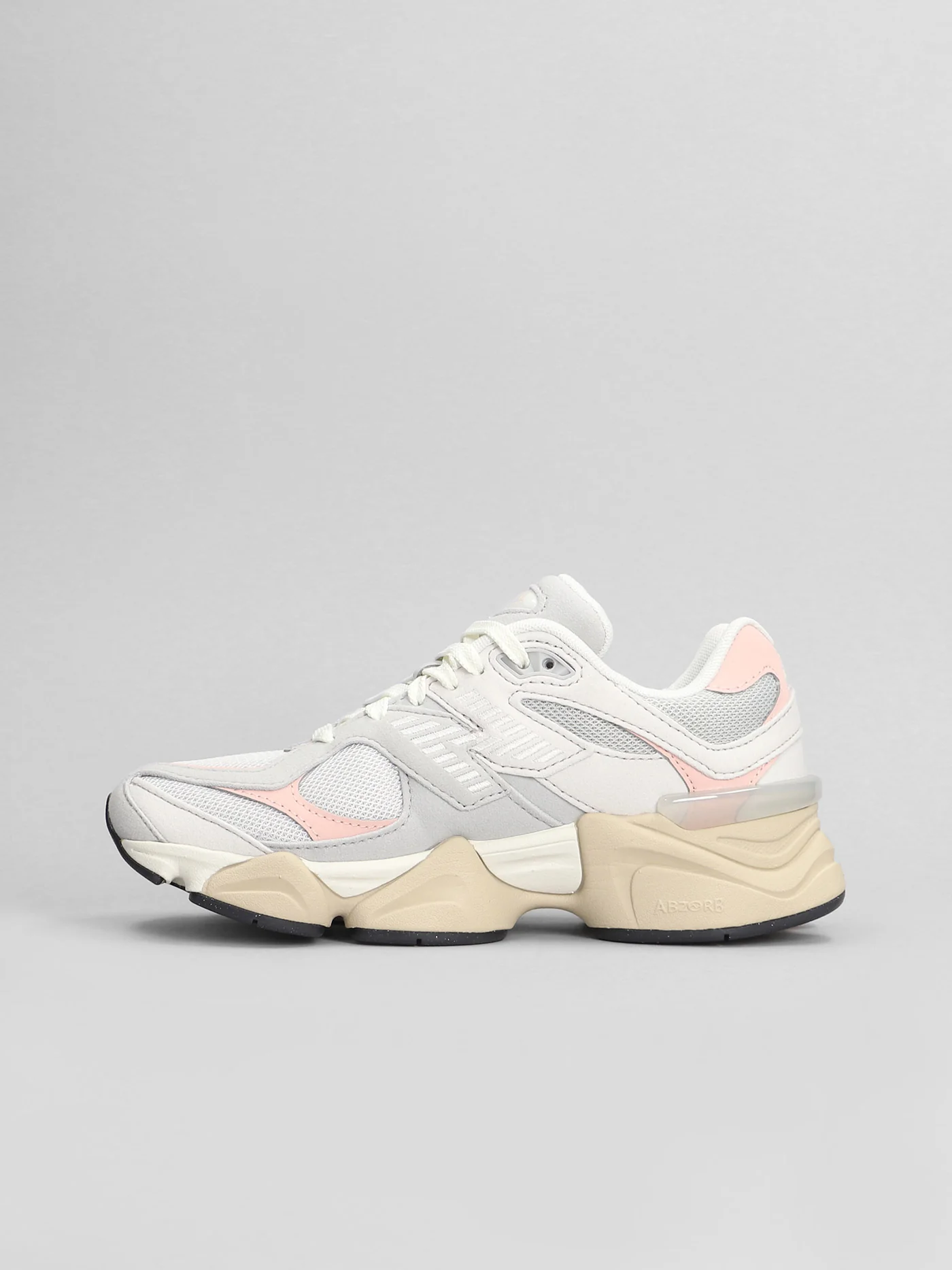 9060 Sneakers in grey Suede and fabric - Image 3