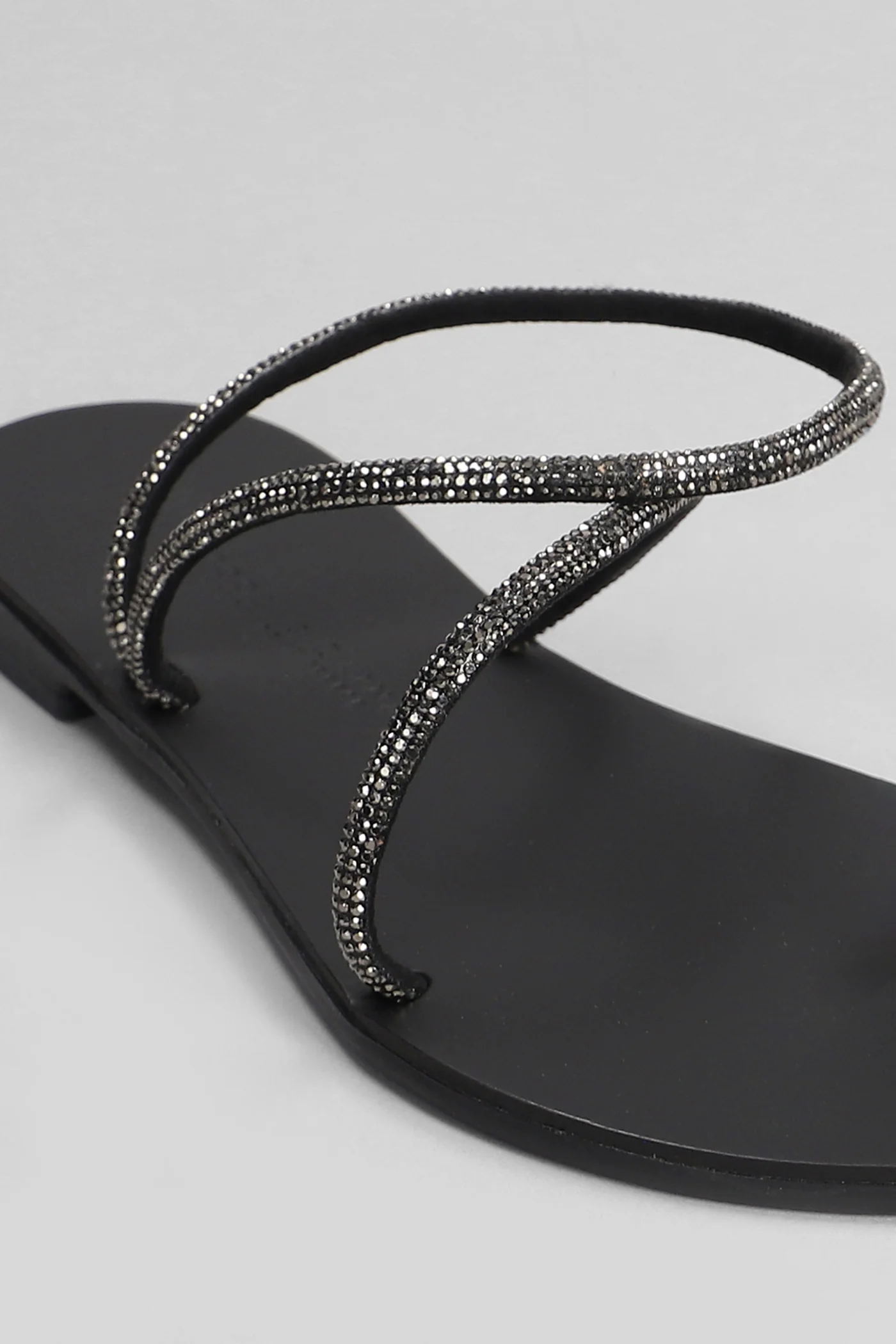 Flats in black fabric - Image 4