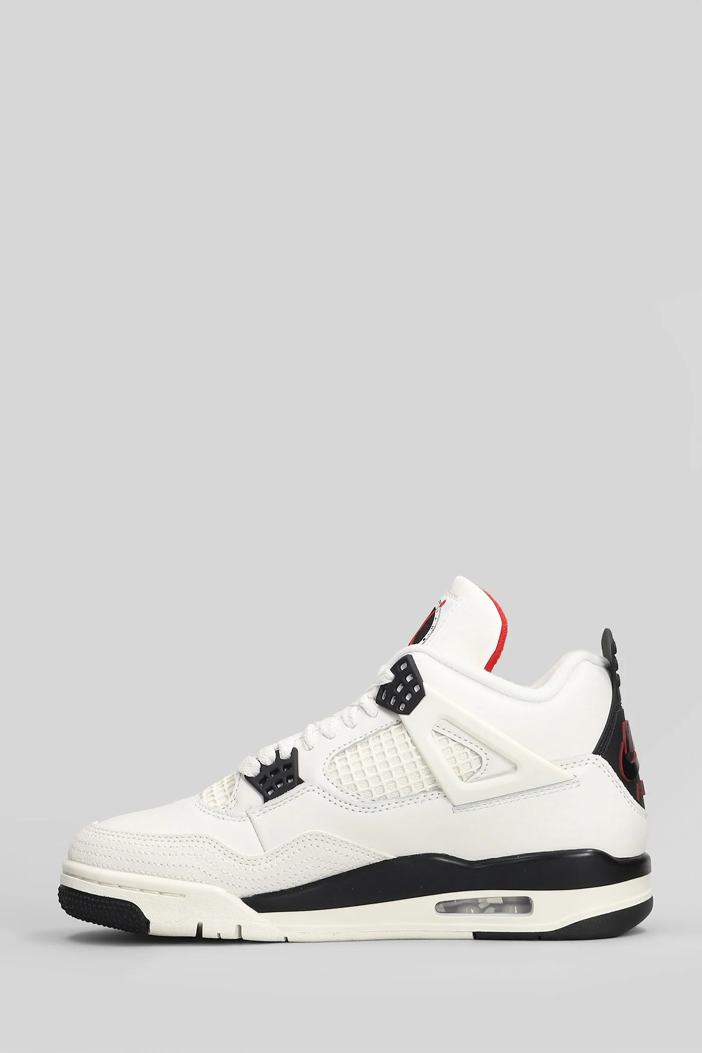 Air Jordan 4 Retro Sneakers in white leather - Image 3