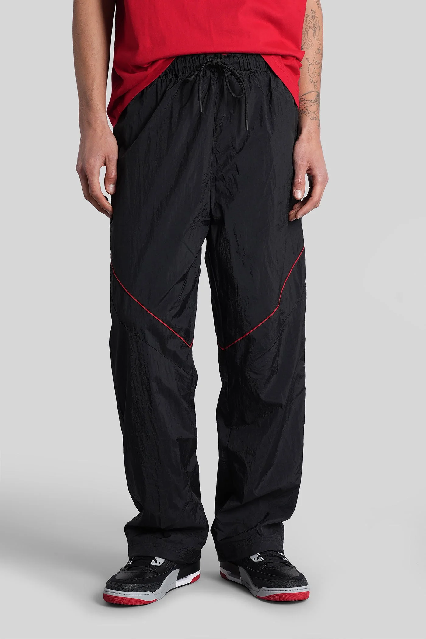 Pants in black polyamide - Image 21