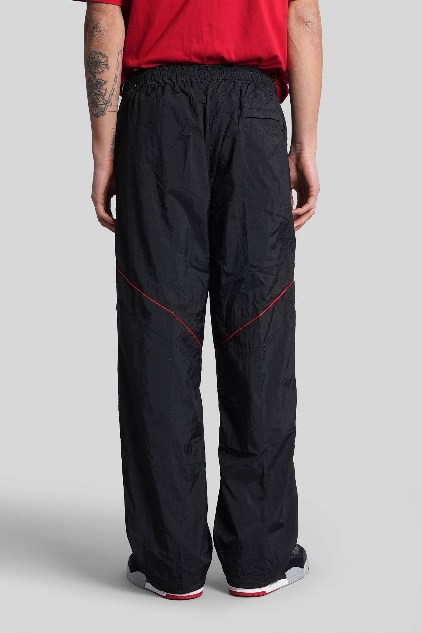 Pants in black polyamide - Image 23