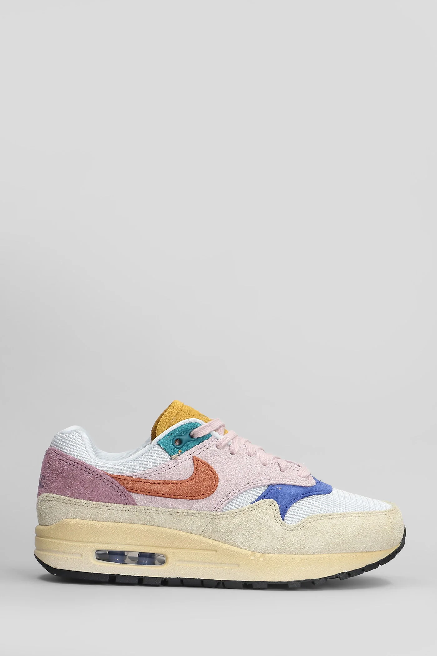 Air Max 1 87 Prm Sneakers in multicolor Suede and fabric