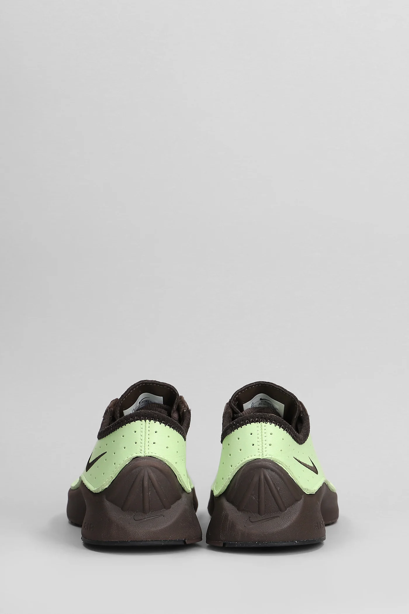 Air Superfly Sneakers in green suede and leather - Image 4