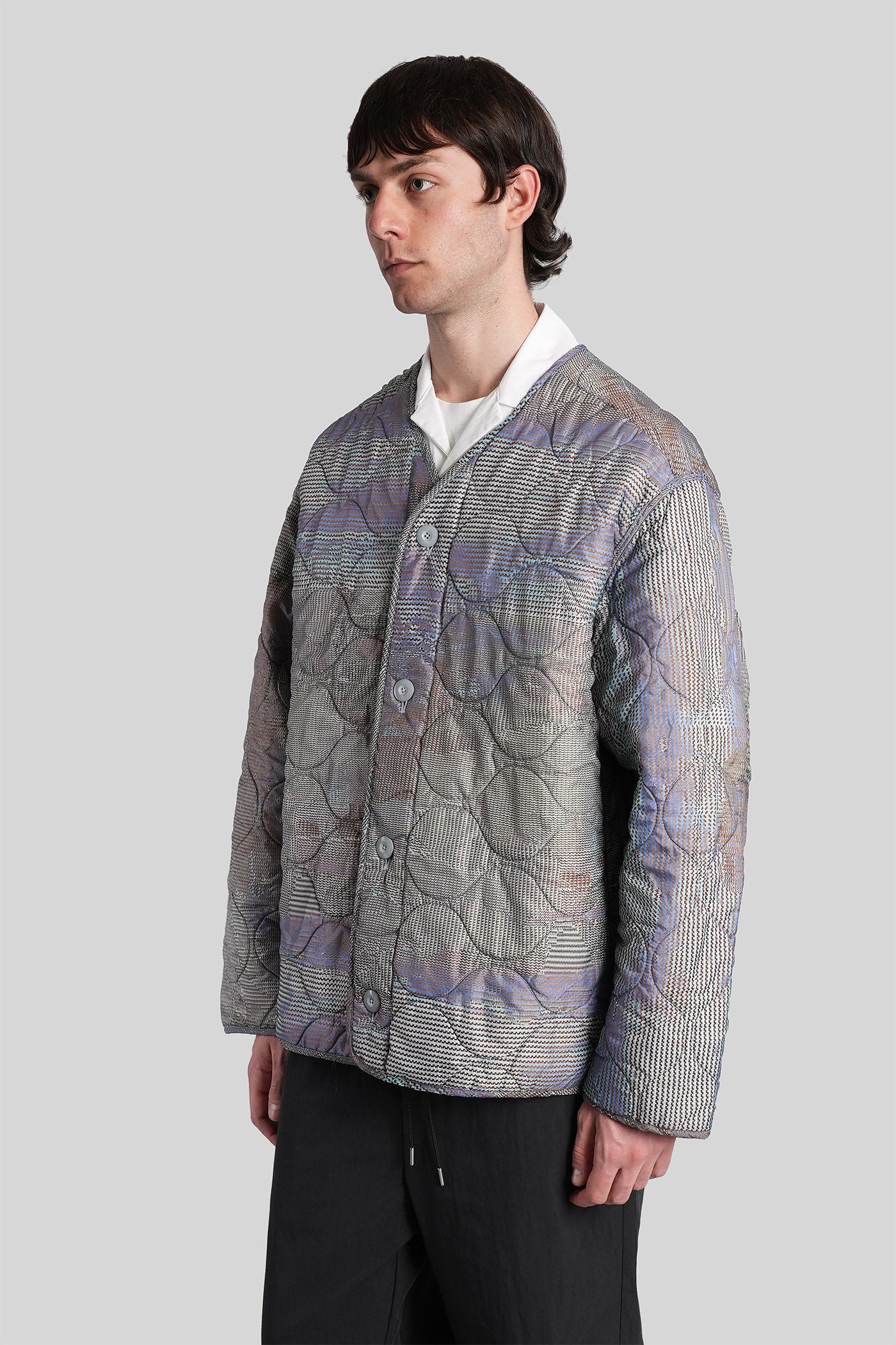 Casual jacket in multicolor nylon - Image 4