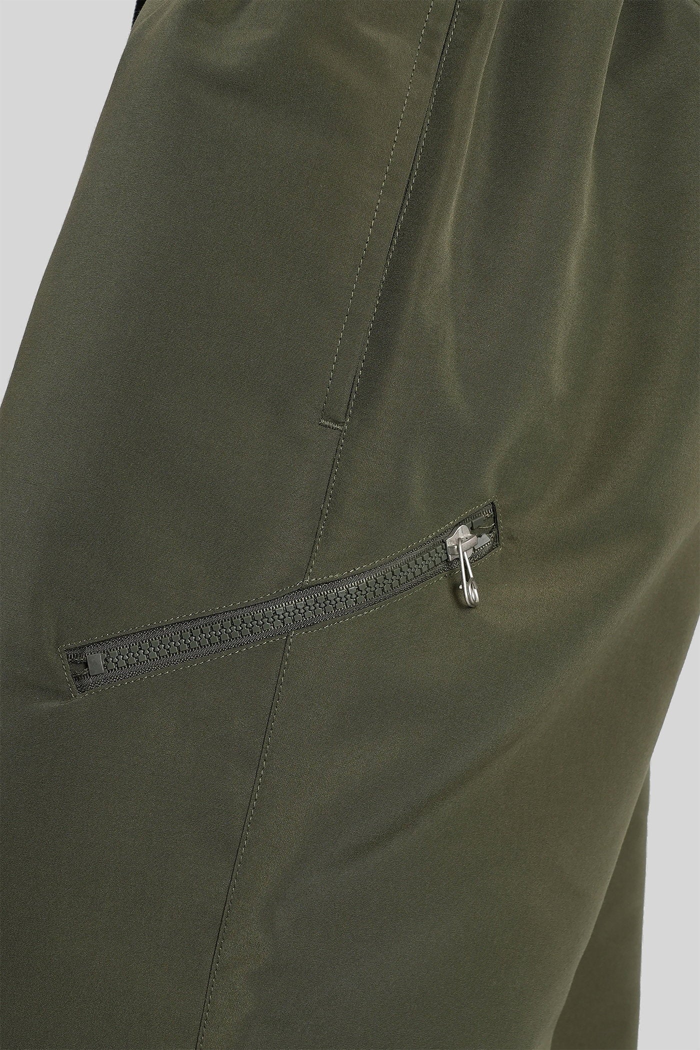 Pants in green polyester - Image 5