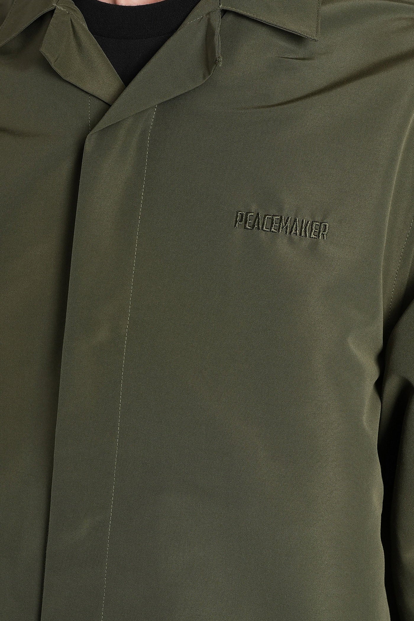 Shirt in green polyester - Image 5