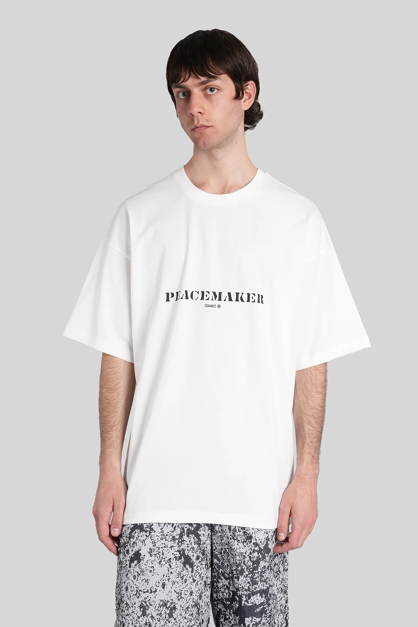 T-Shirt in white cotton