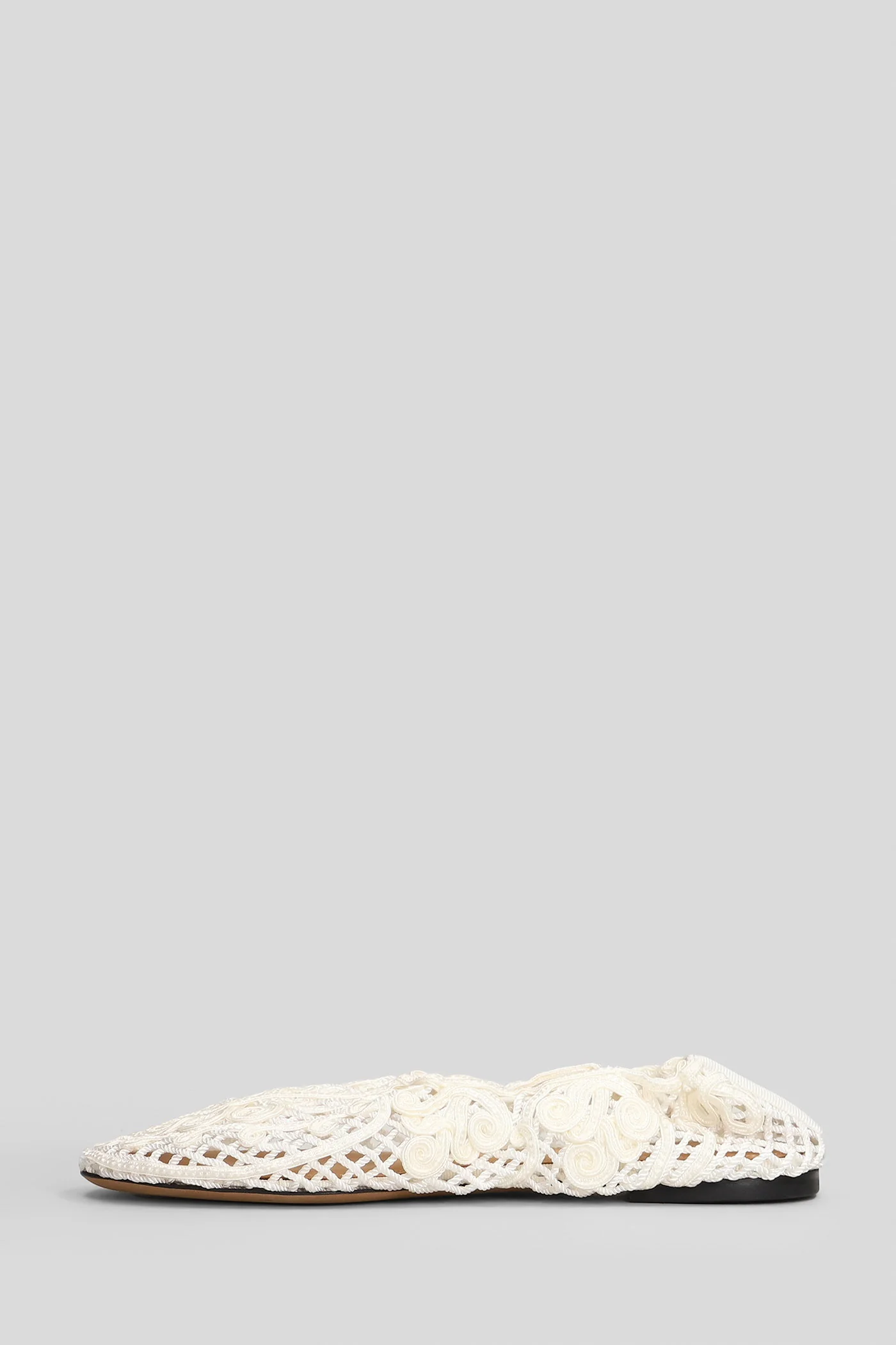 Iris Ballet flats in beige fabric - Image 33