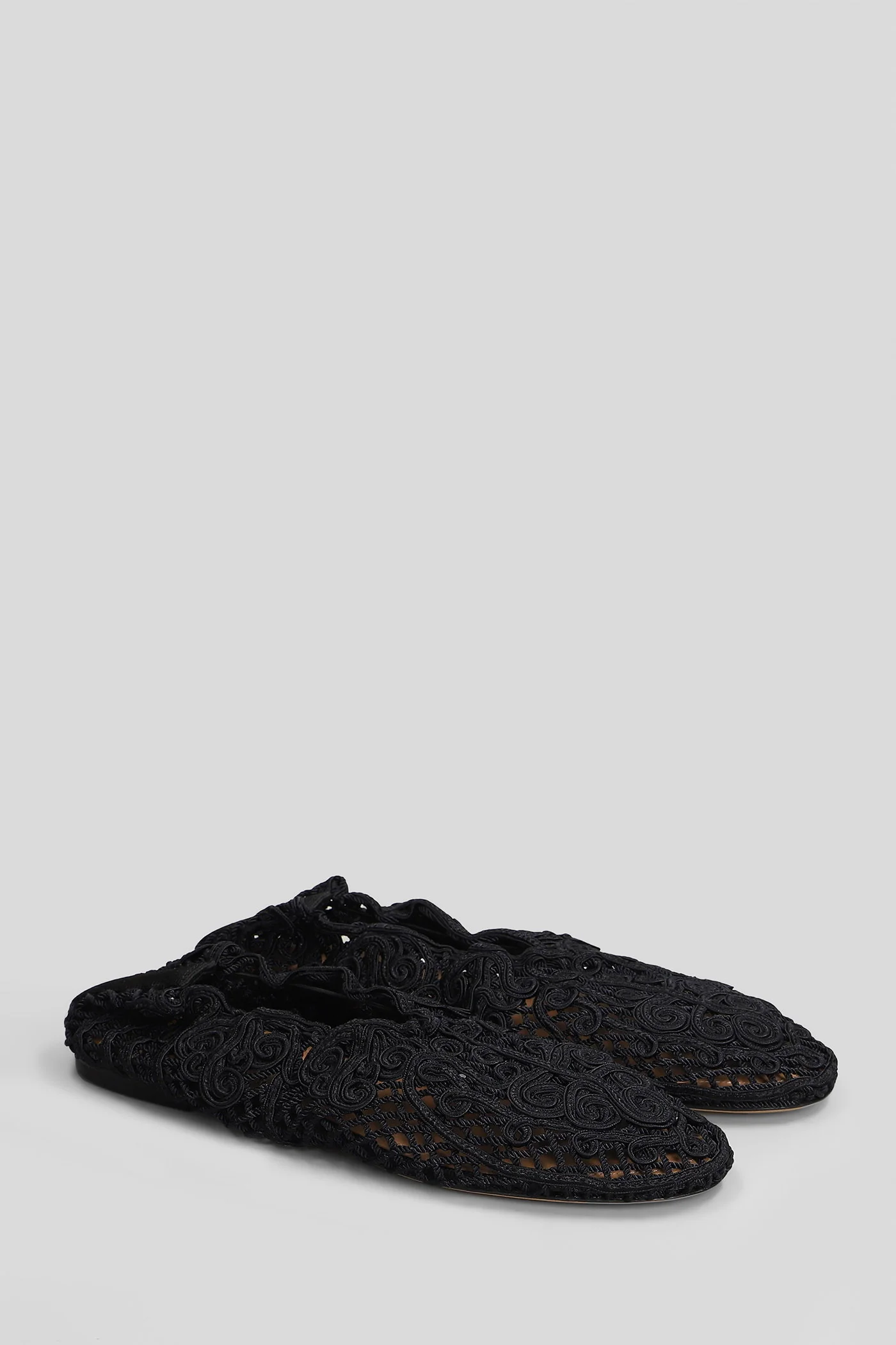 Iris Ballet flats in black fabric - Image 2