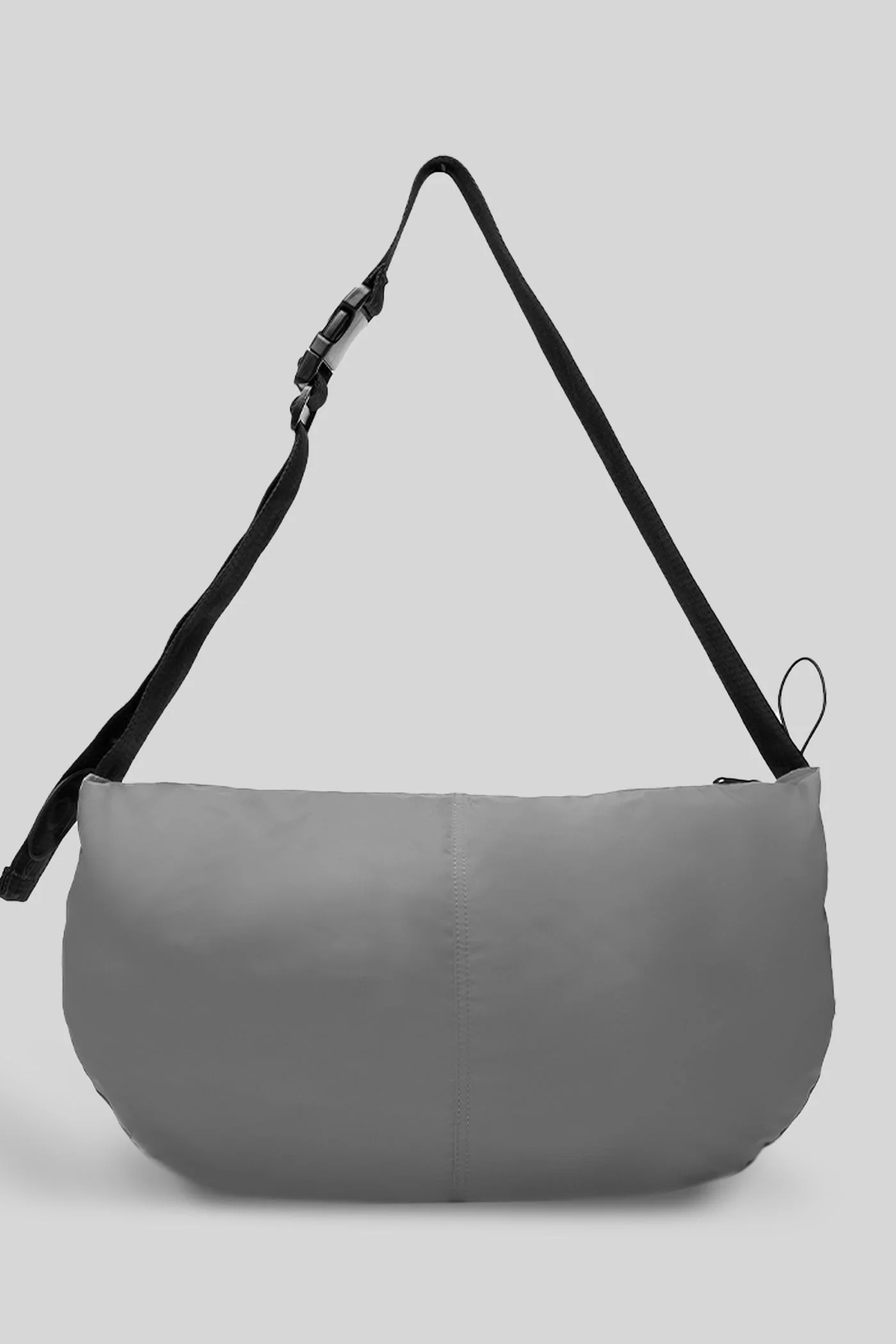 Waist Bag in grey polyester - Image 3