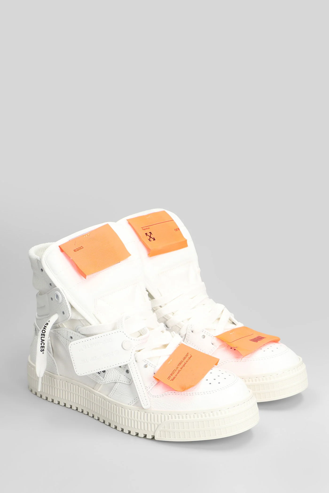 3.0 off court Sneakers in white leather and fabric - Image 2