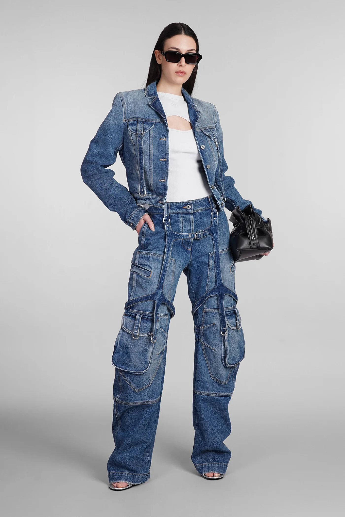 Denim Jackets in blue cotton - Image 2