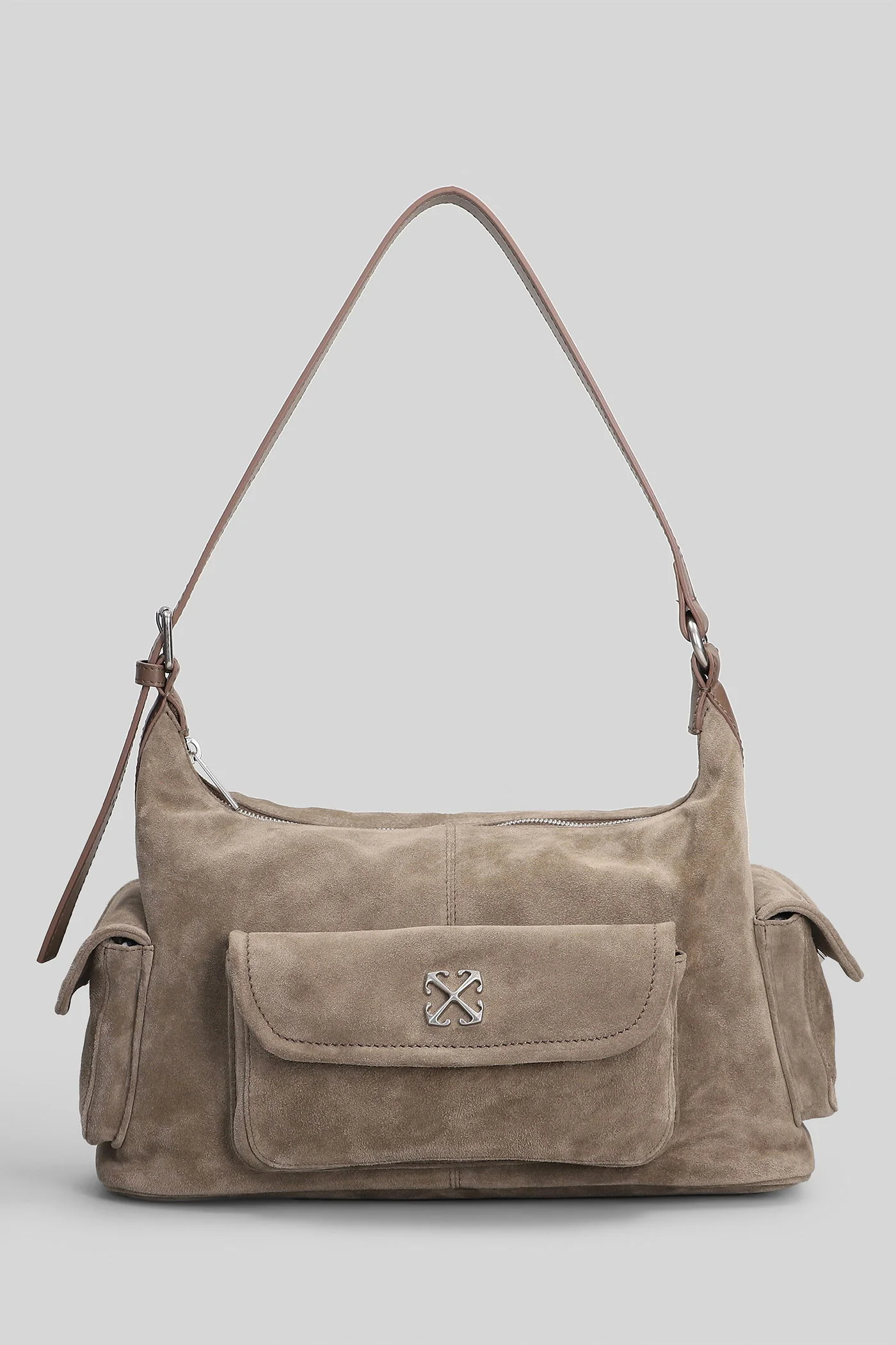 Dumbo bag Shoulder bag in brown suede
