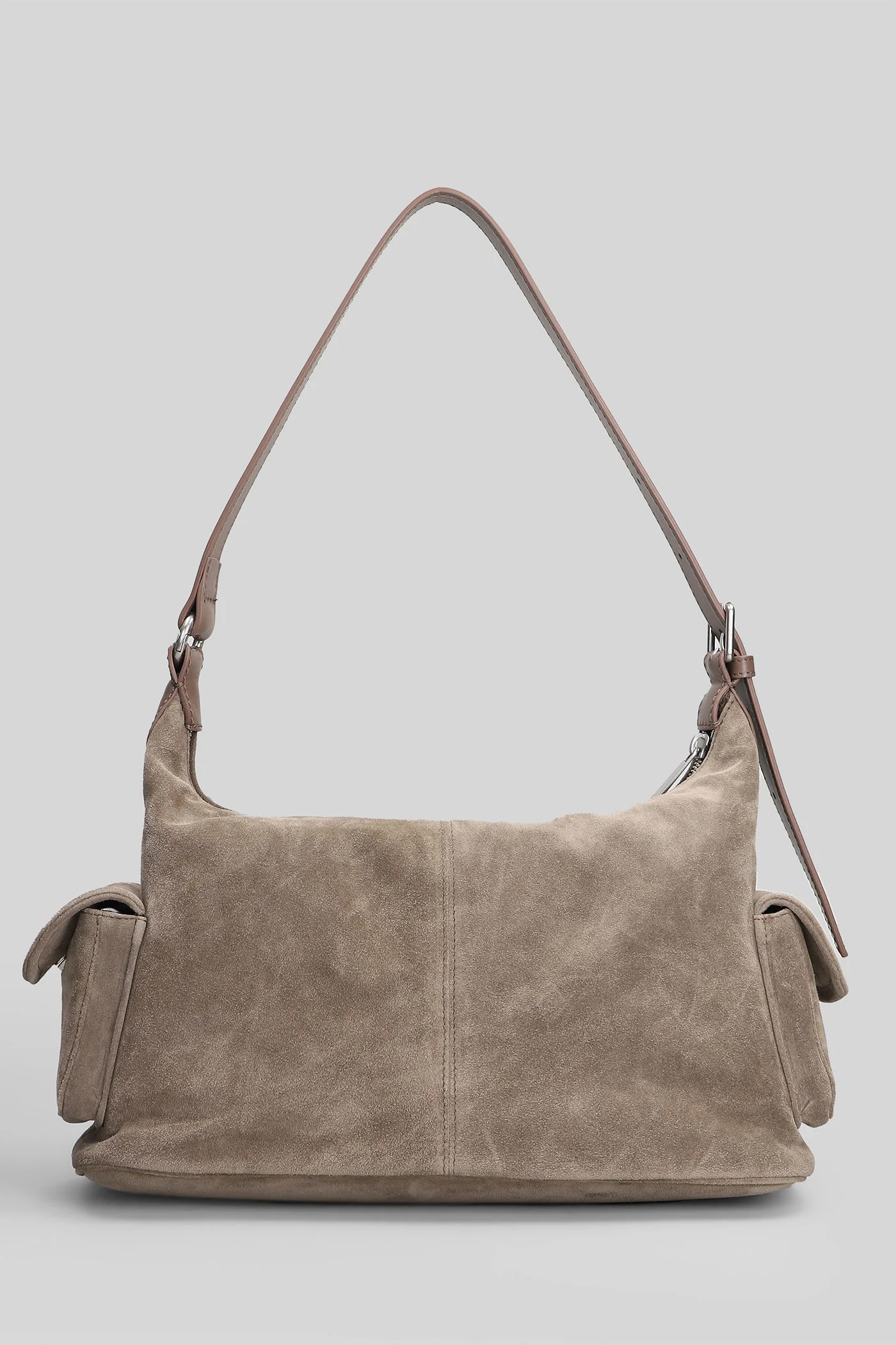 Dumbo bag Shoulder bag in brown suede - Image 3