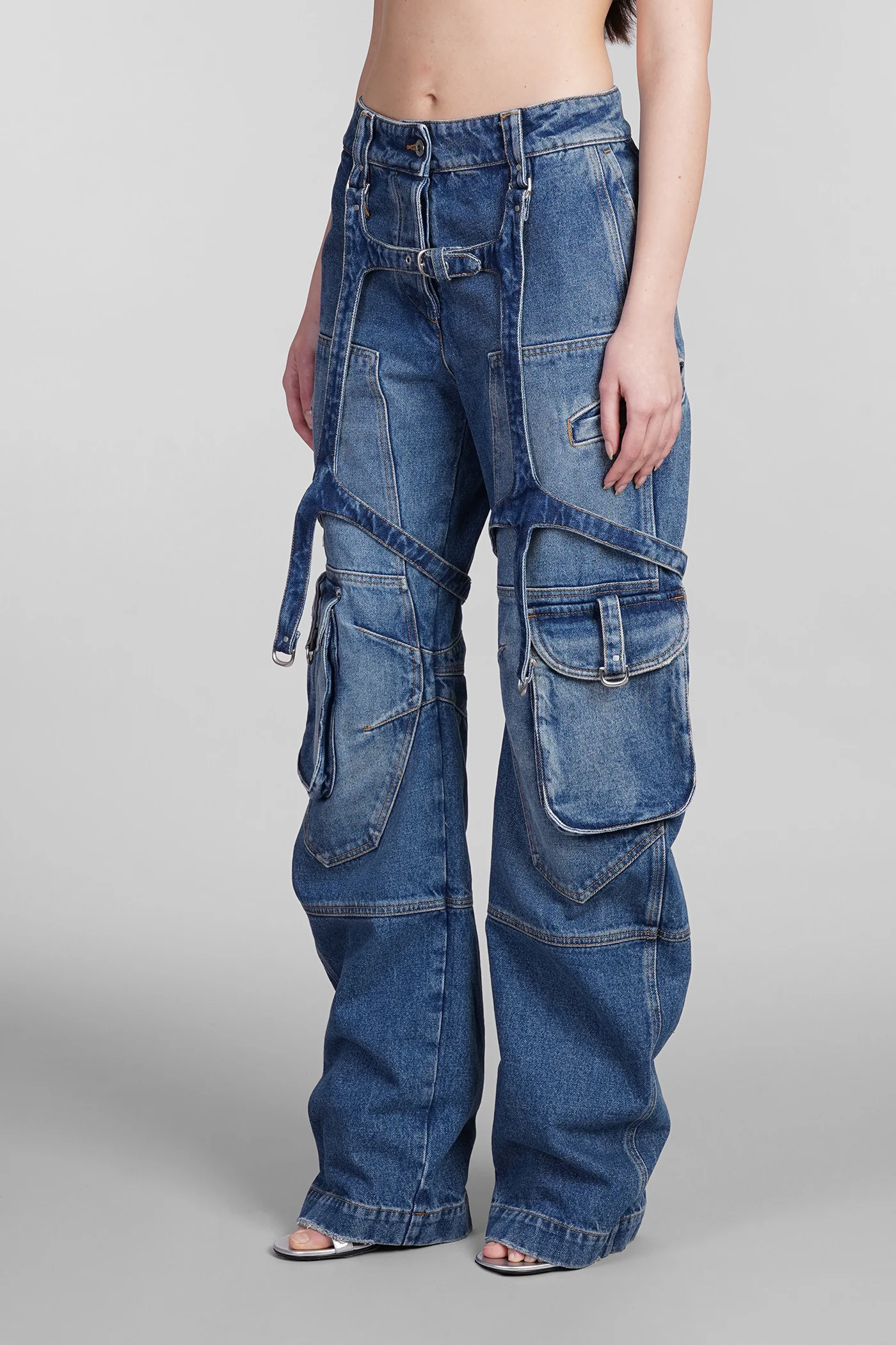 Jeans in blue cotton - Image 4