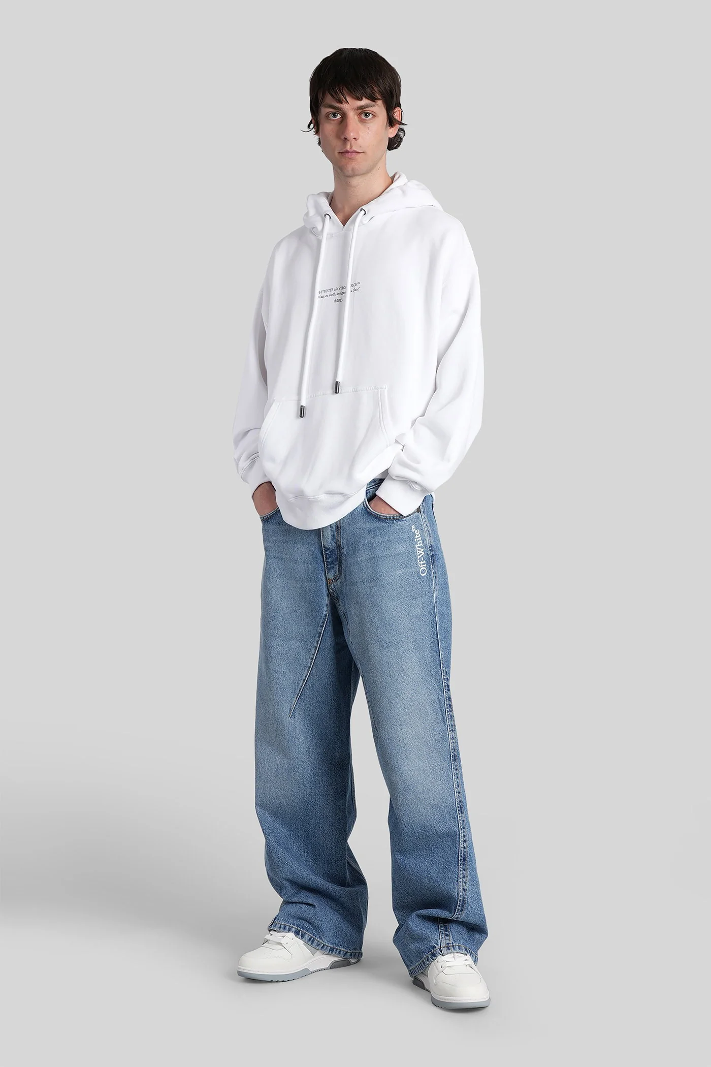 Jeans in blue cotton - Image 2