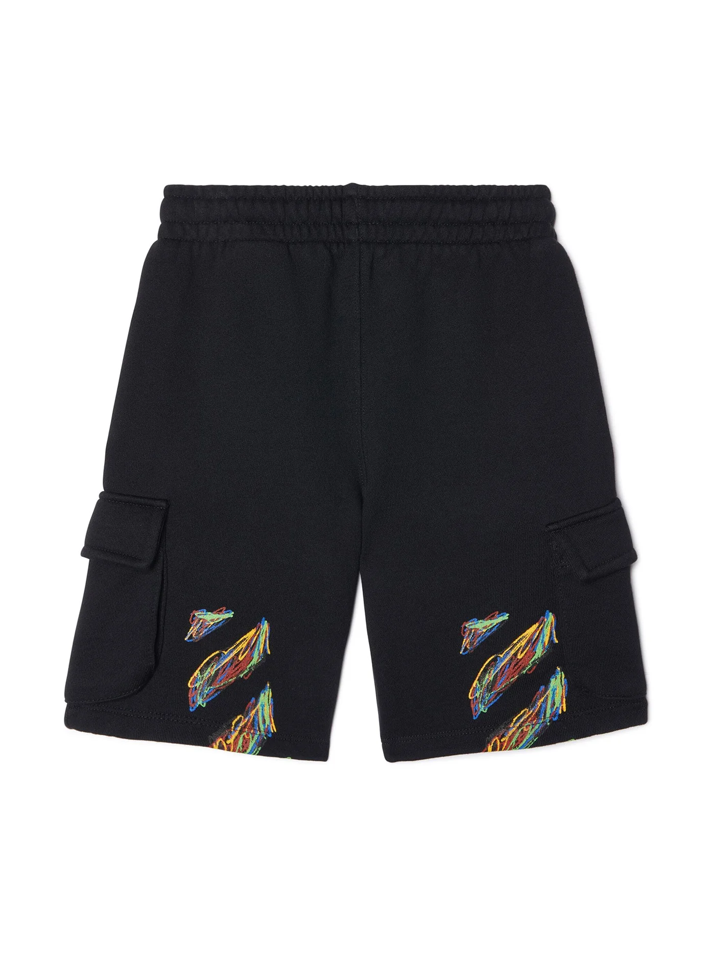 Shorts in black cotton - Image 2