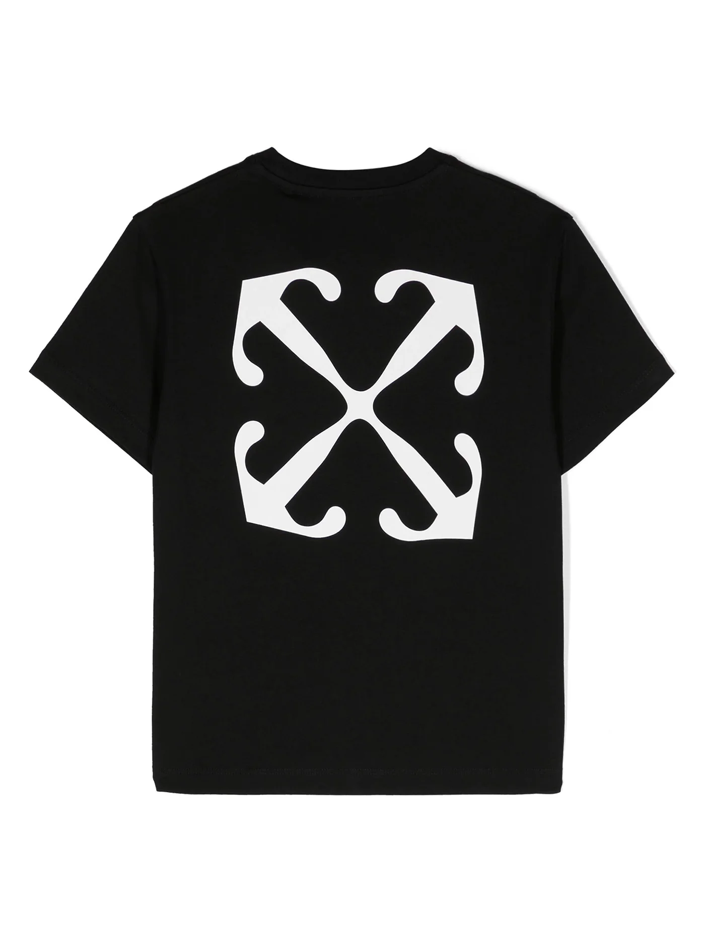 T-Shirt in black cotton - Image 2