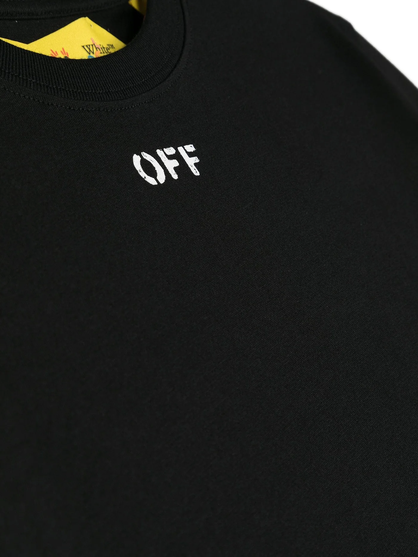 T-Shirt in black cotton - Image 3