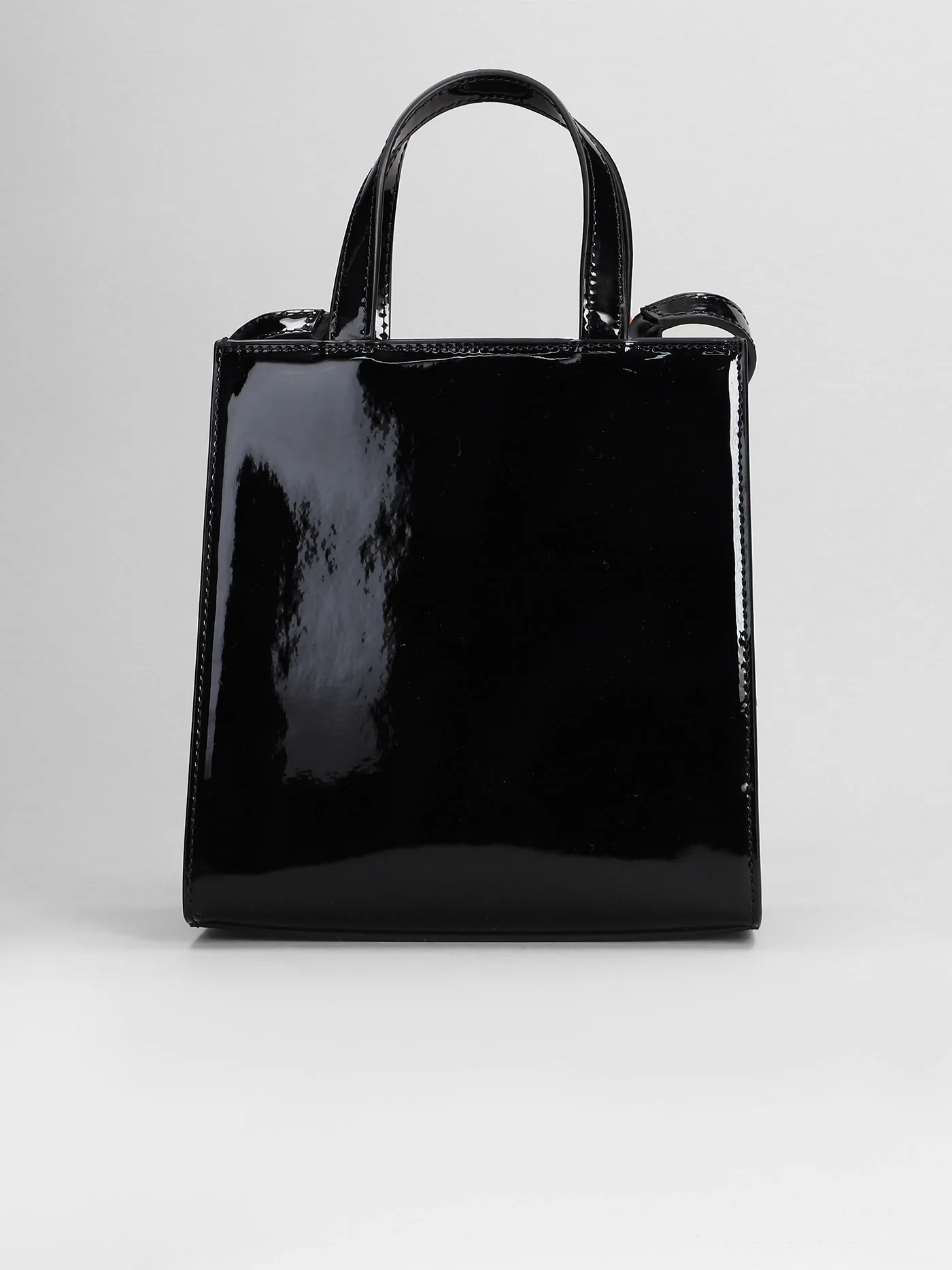 Tote in black polyester - Image 3