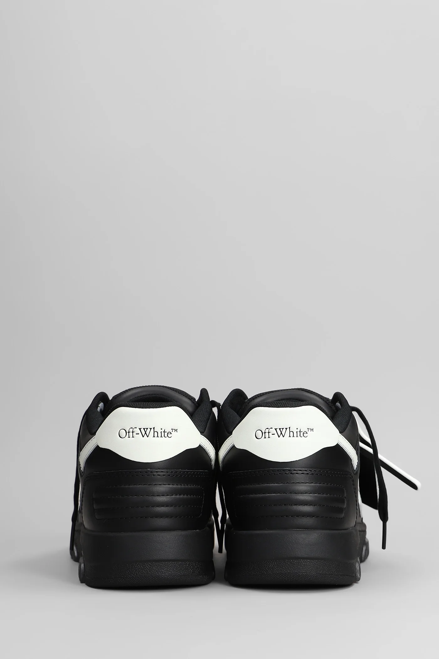 Out of office Sneakers in black leather - Image 4