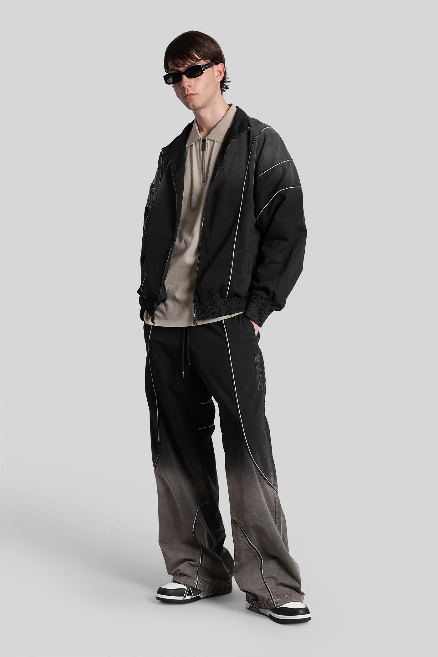 Pants in black cotton - Image 2