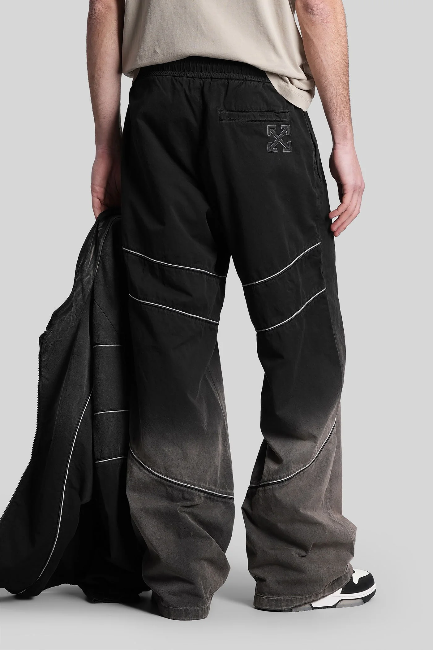 Pants in black cotton - Image 3