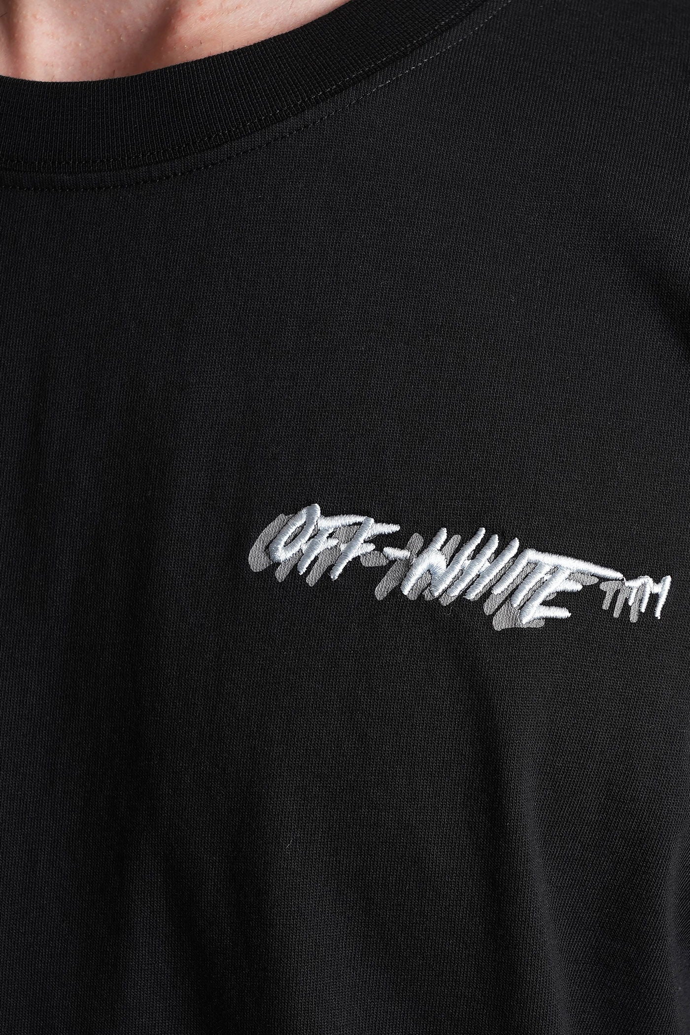 T-Shirt in black cotton - Image 5
